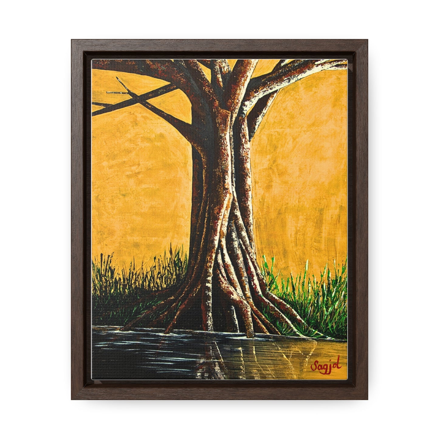 Framed Gallery Wraps - Original Art - Framed Canvas - Strength in Vulnerability