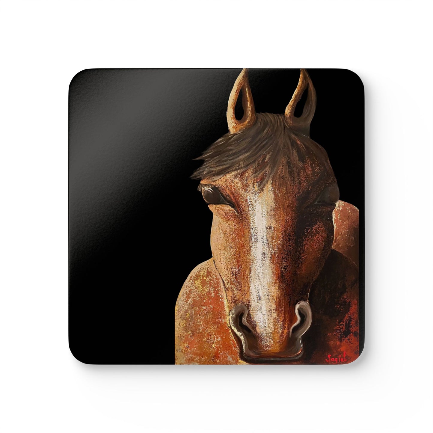 Coaster Set - Nigel, Original Hand Painted Art - Cork Backed Coasters