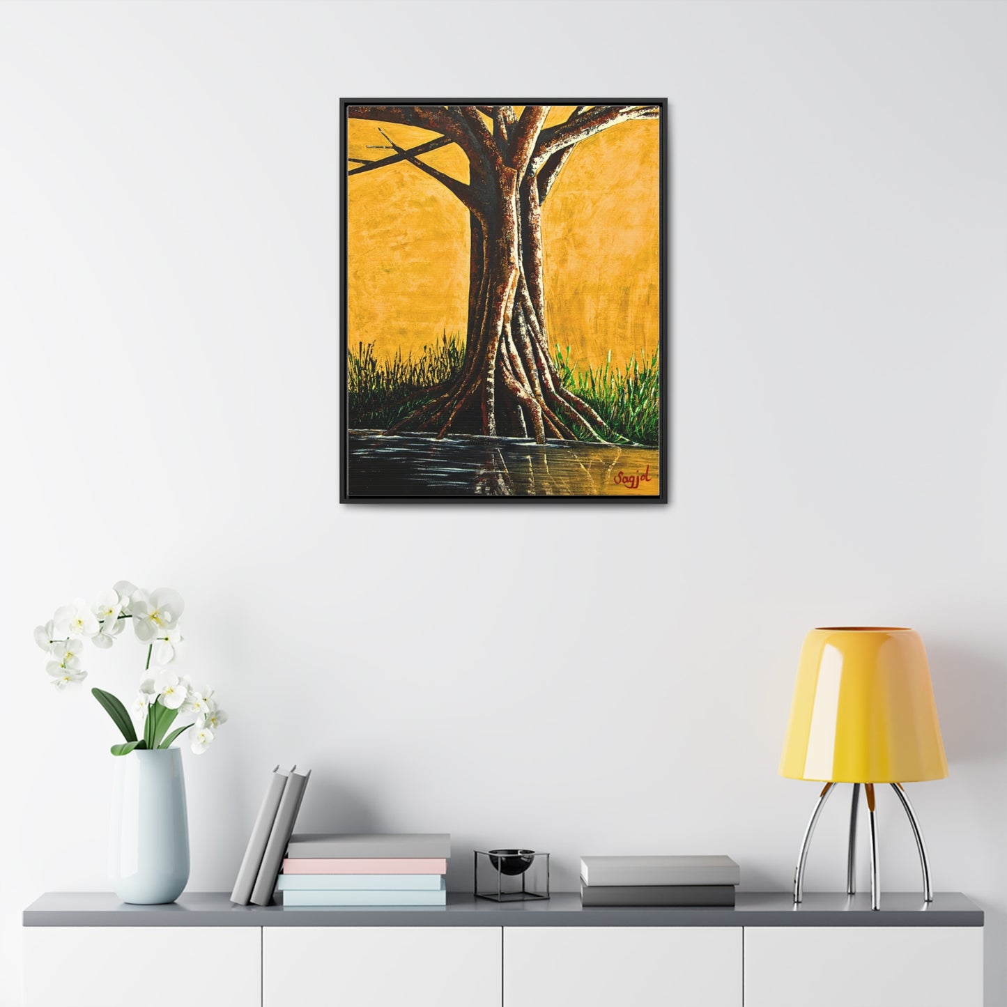 Framed Gallery Wraps - Original Art - Framed Canvas - Strength in Vulnerability