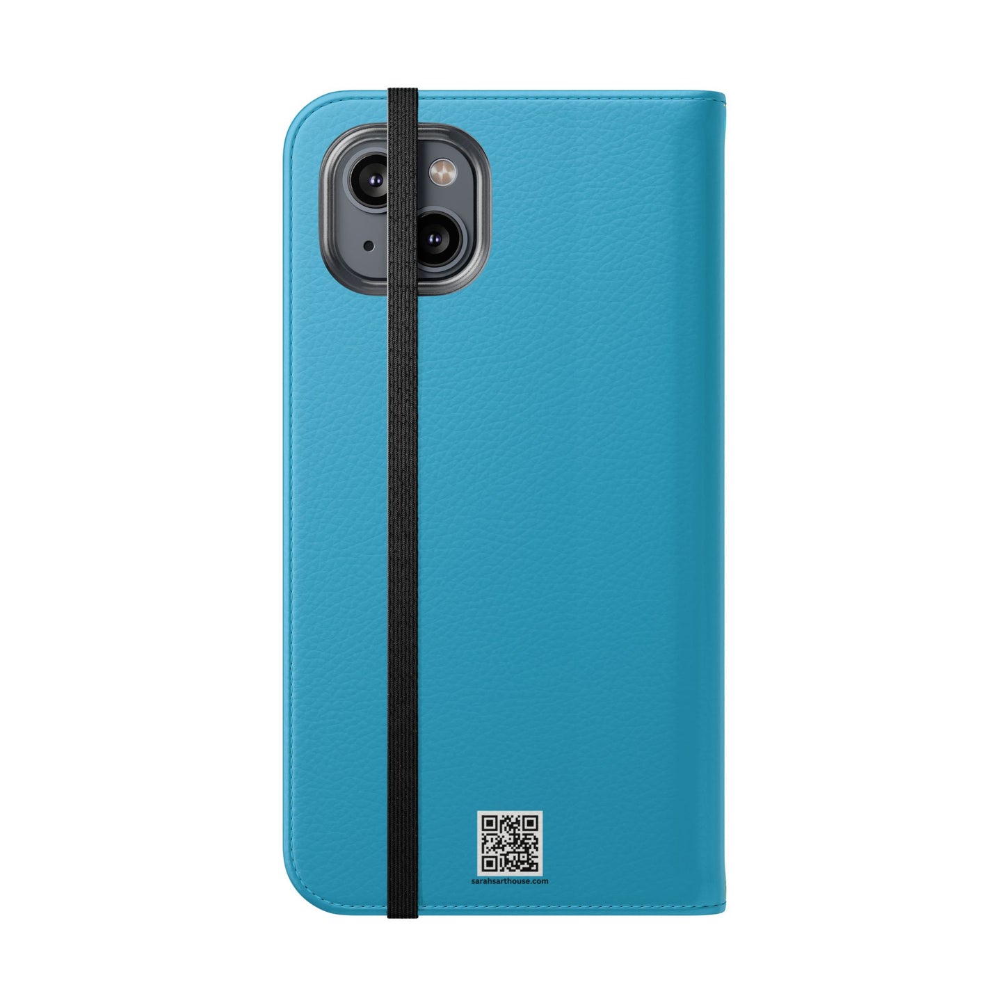 Phone Case - Flip style phone case - Wallet phone Case - Original Art phone case - Lady in Blue Art