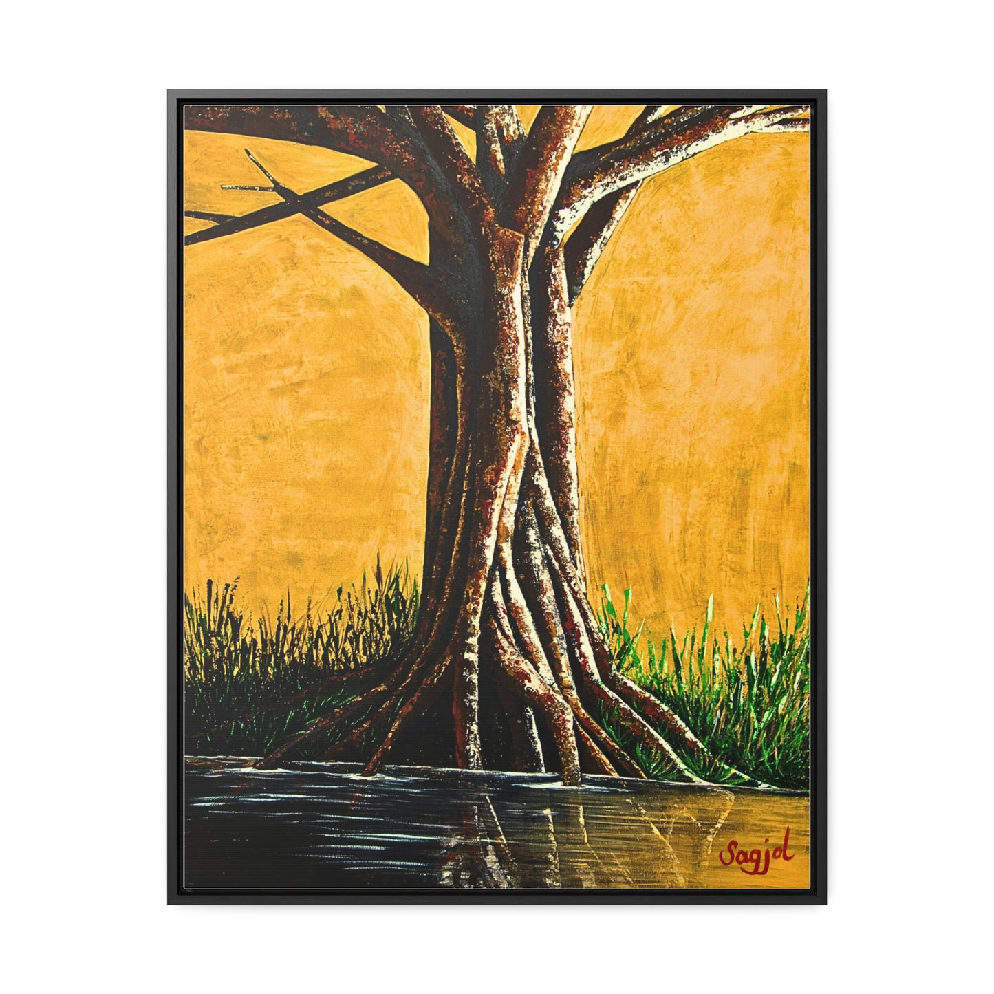 Framed Gallery Wraps - Original Art - Framed Canvas - Strength in Vulnerability