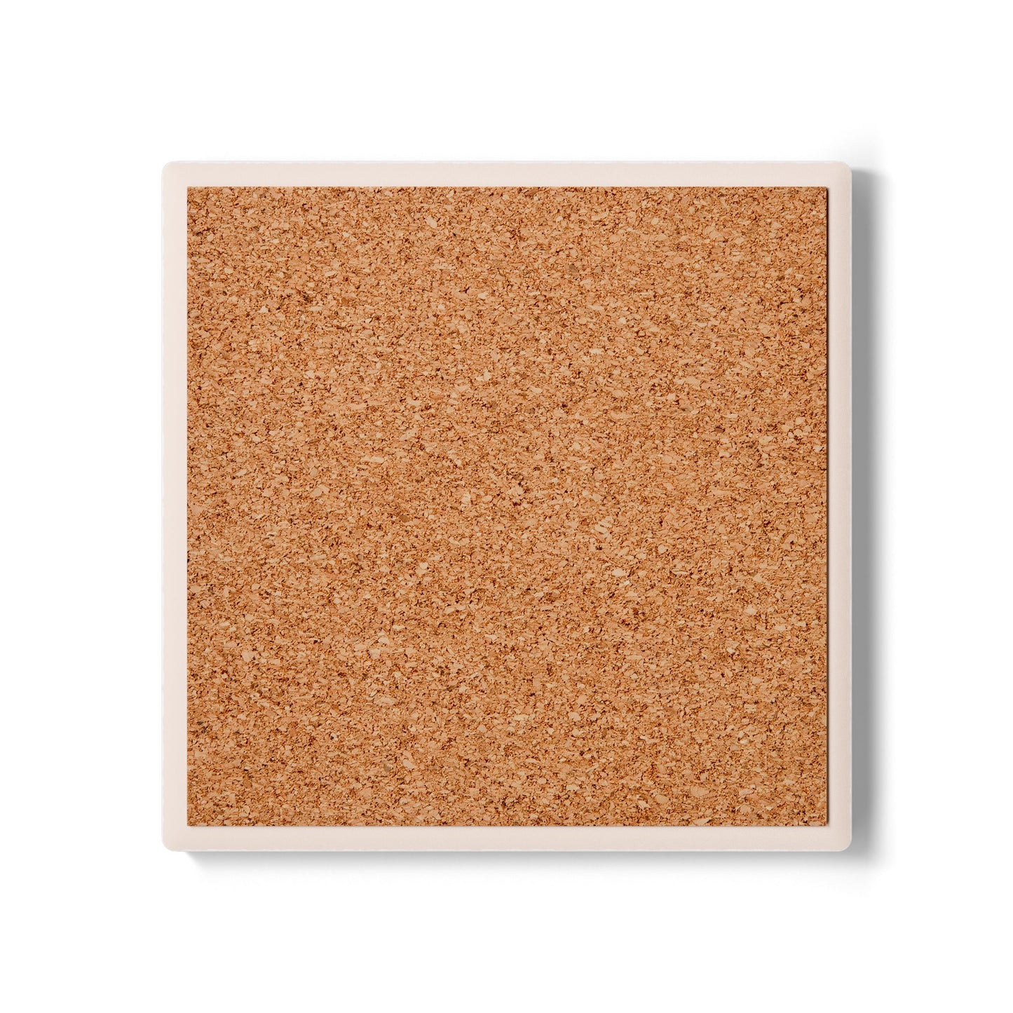 Orange Tulip Ceramic Coaster - Spring Floral Home Decor