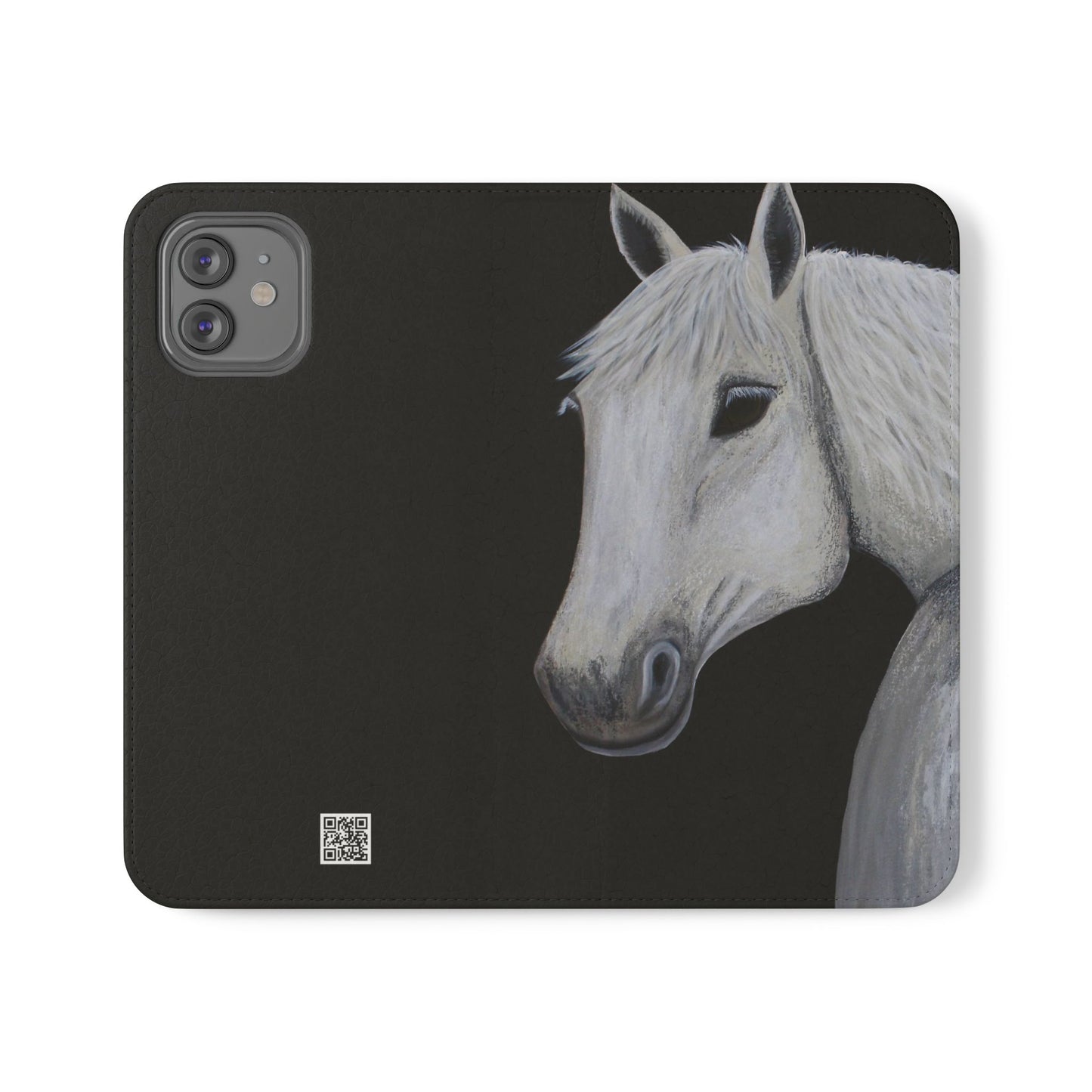 Phone Flip Cases - Equestrian Flip phone case - Horse design phone case - Ghost Wallet phone case
