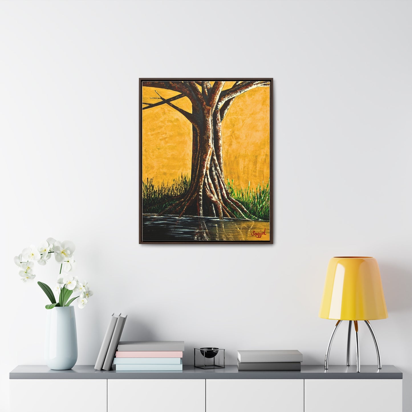 Framed Gallery Wraps - Original Art - Framed Canvas - Strength in Vulnerability