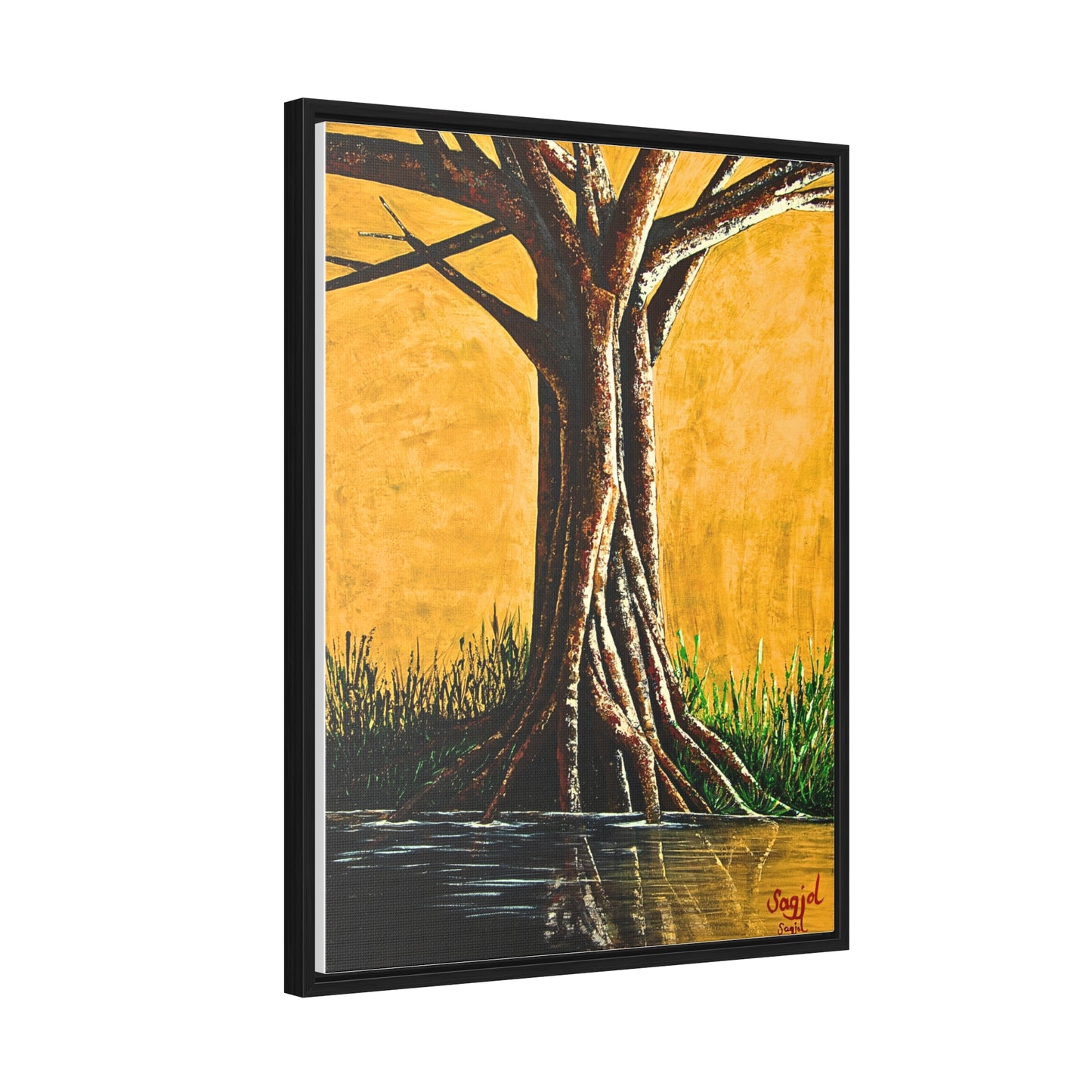 Framed Gallery Wraps - Original Art - Framed Canvas - Strength in Vulnerability