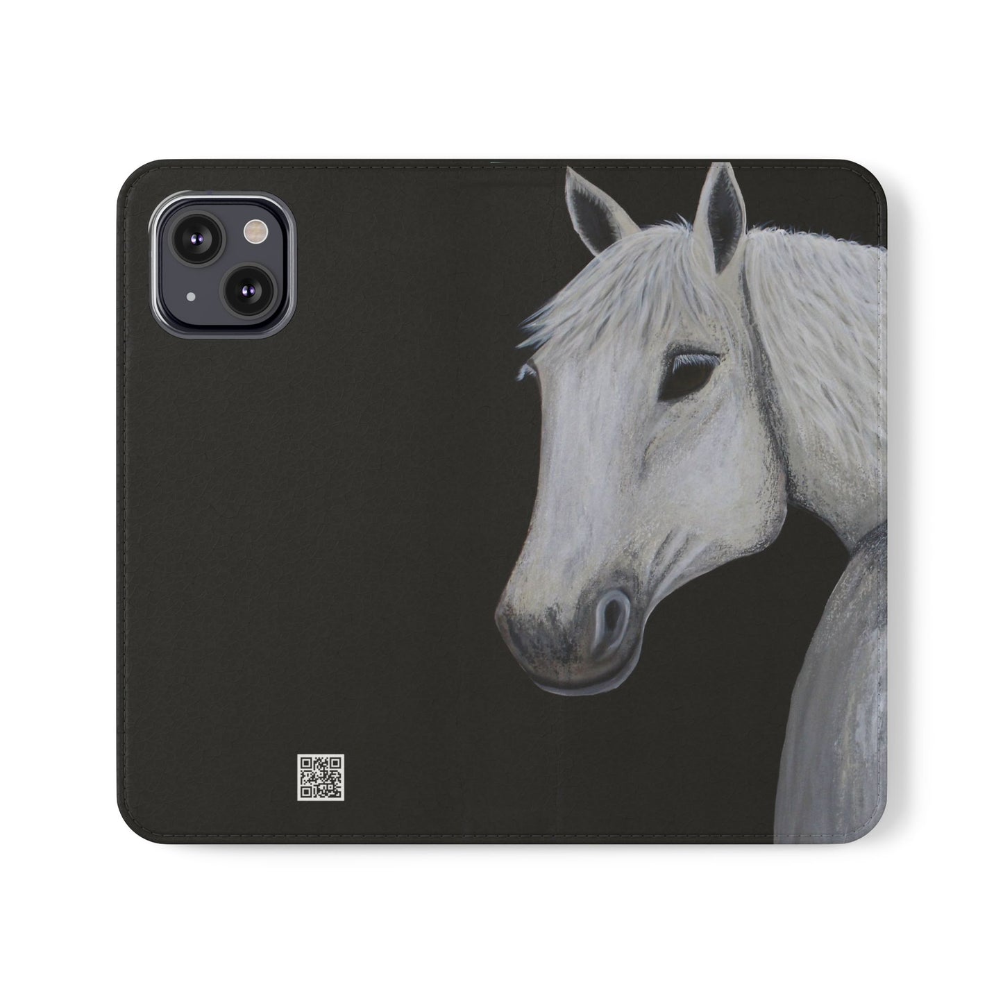 Phone Flip Cases - Equestrian Flip phone case - Horse design phone case - Ghost Wallet phone case