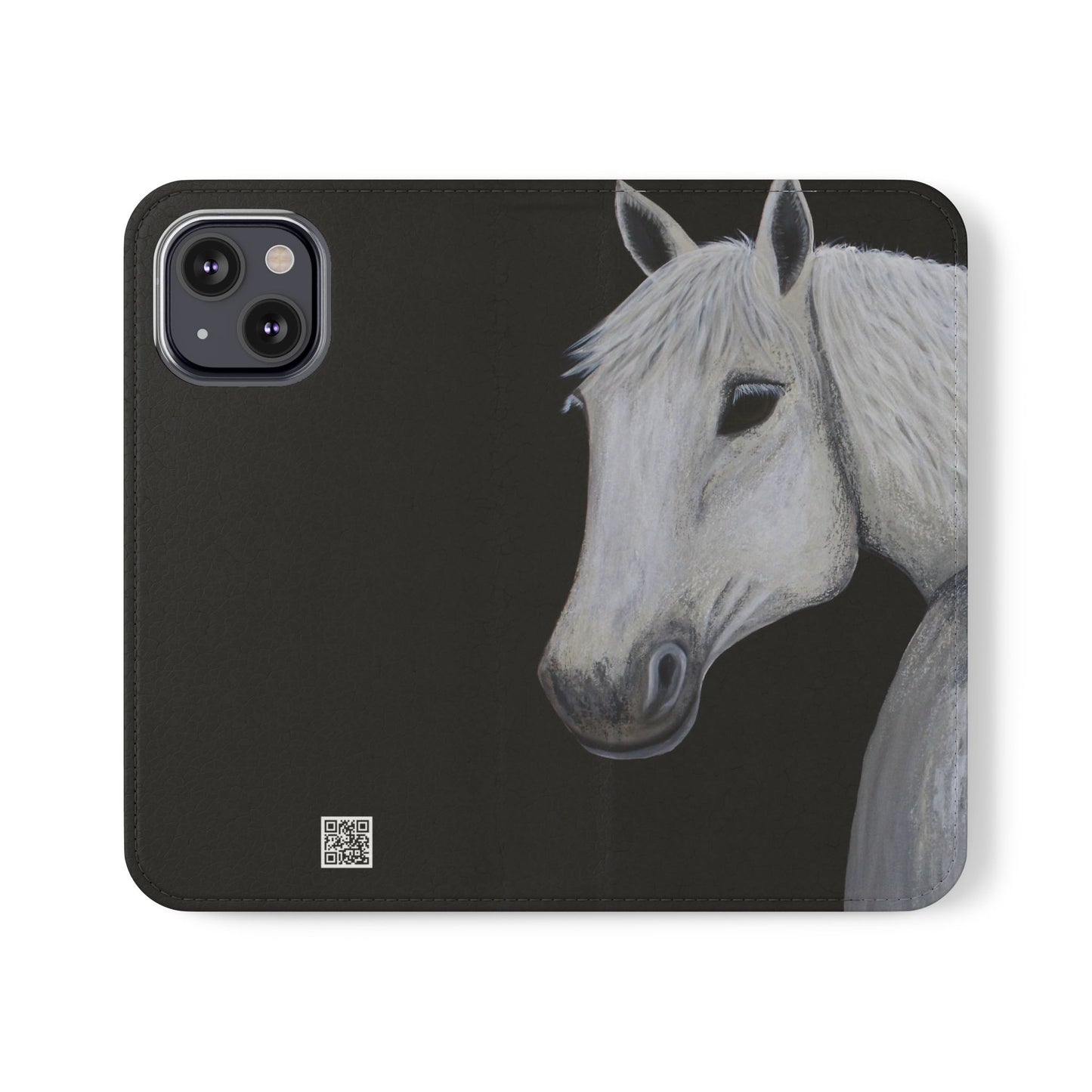 Phone Flip Cases - Equestrian Flip phone case - Horse design phone case - Ghost Wallet phone case