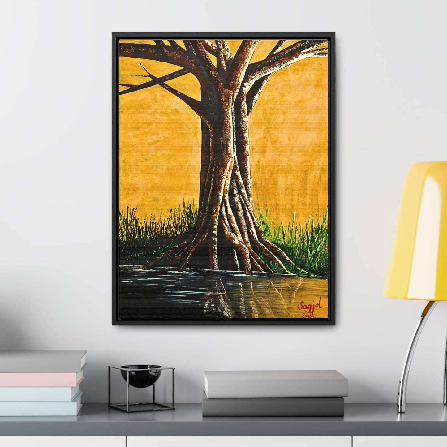 Framed Gallery Wraps - Original Art - Framed Canvas - Strength in Vulnerability