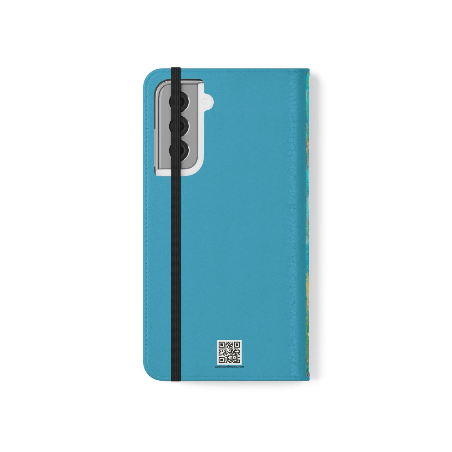 Phone Case - Flip style phone case - Wallet phone Case - Original Art phone case - Lady in Blue Art