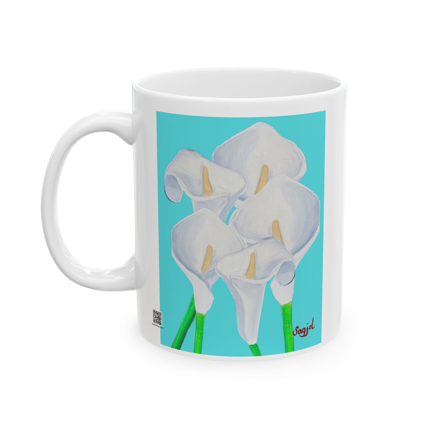 Colorful Ceramic Coffee Mug - Blue Lilly's