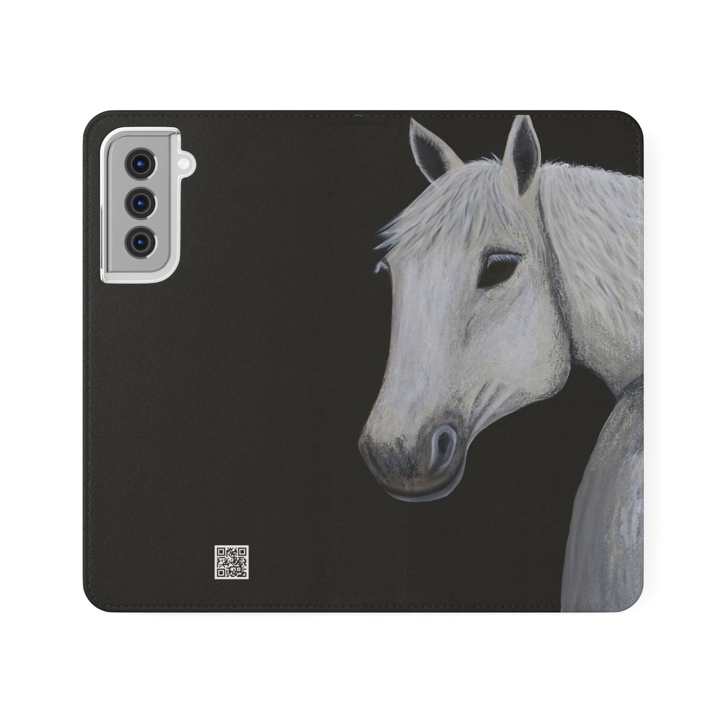Phone Flip Cases - Equestrian Flip phone case - Horse design phone case - Ghost Wallet phone case