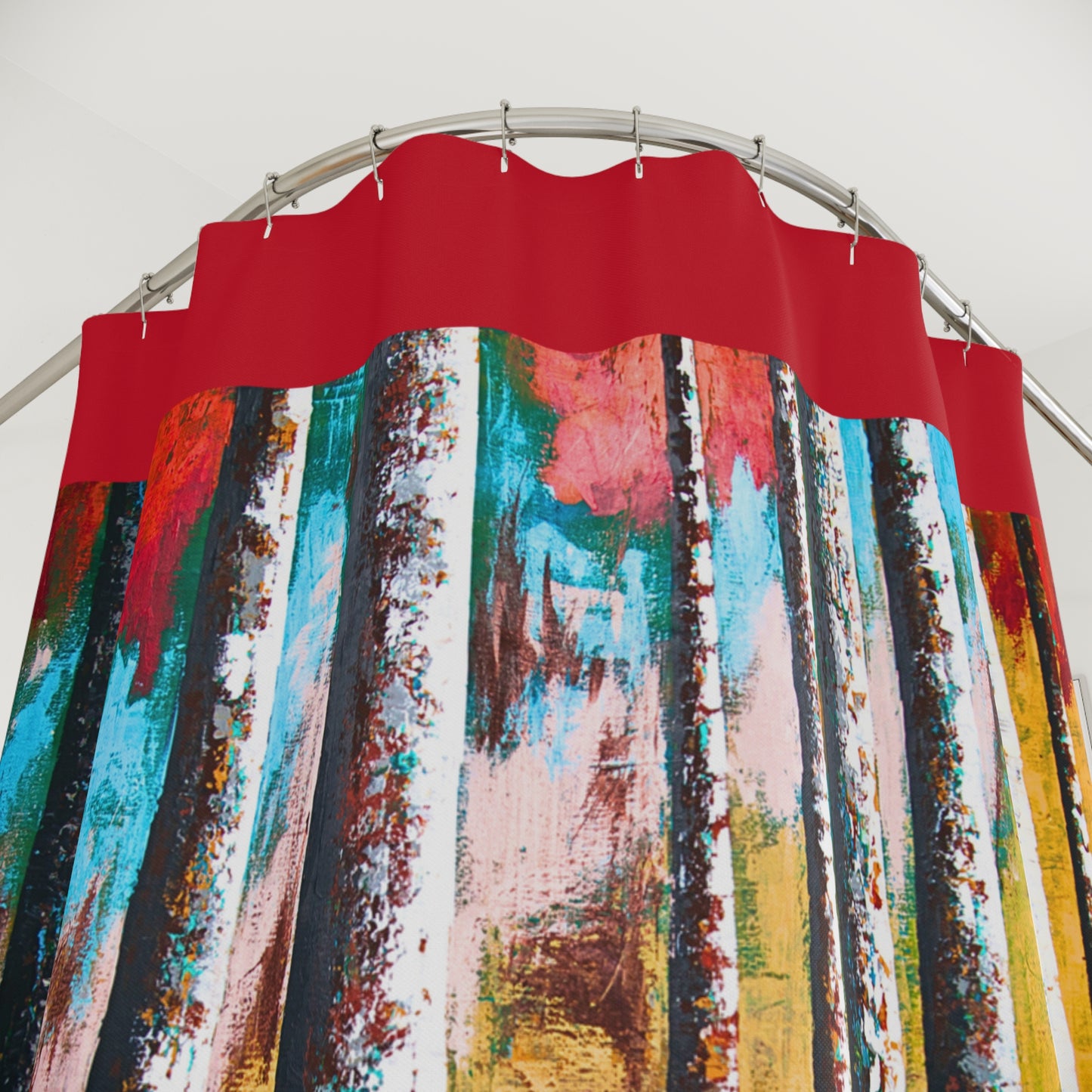 At the end of the day - Shower Curtain - Curtain for Bath