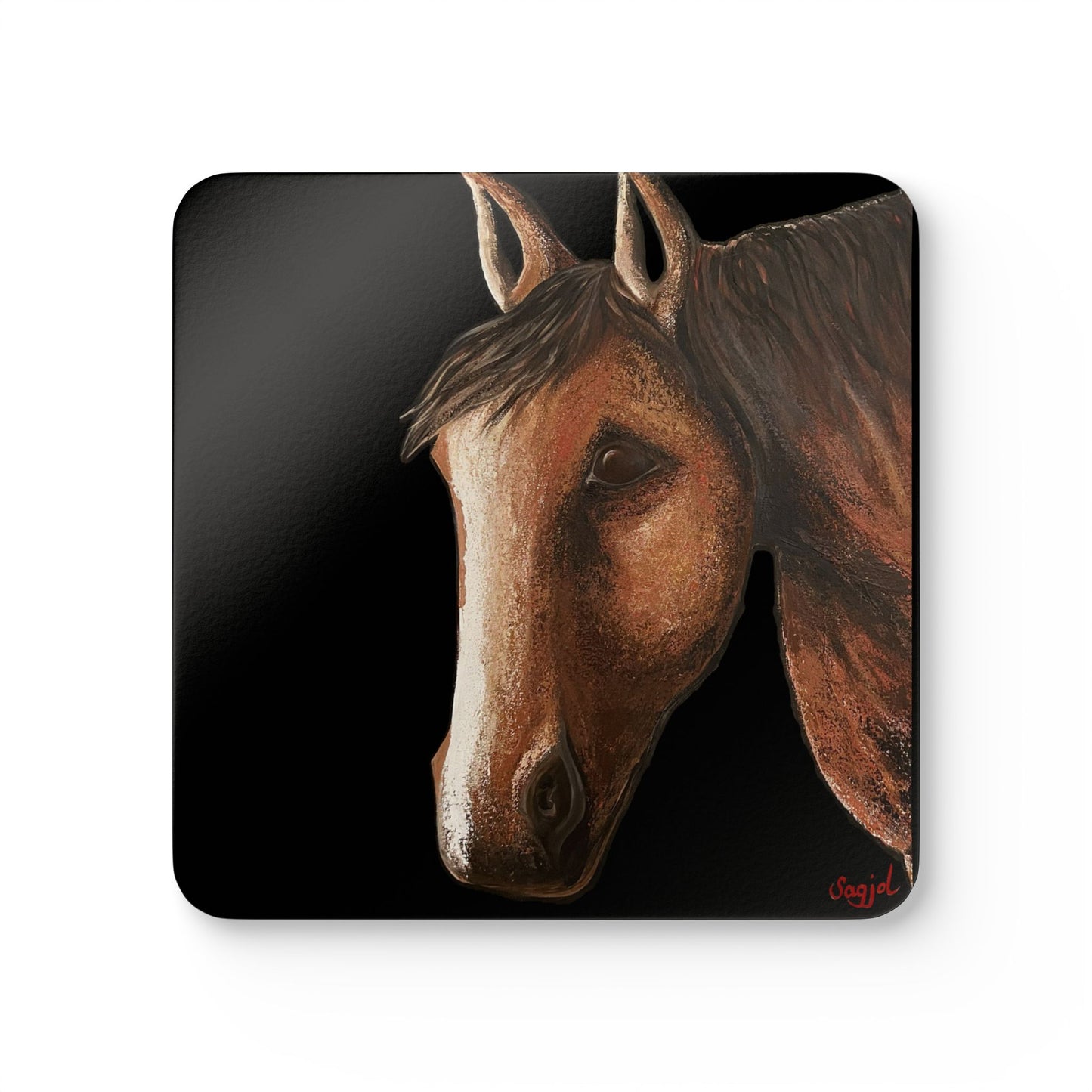 Coaster Set - Spirit, Original Hand Painted Art - Cork Backed Coasters