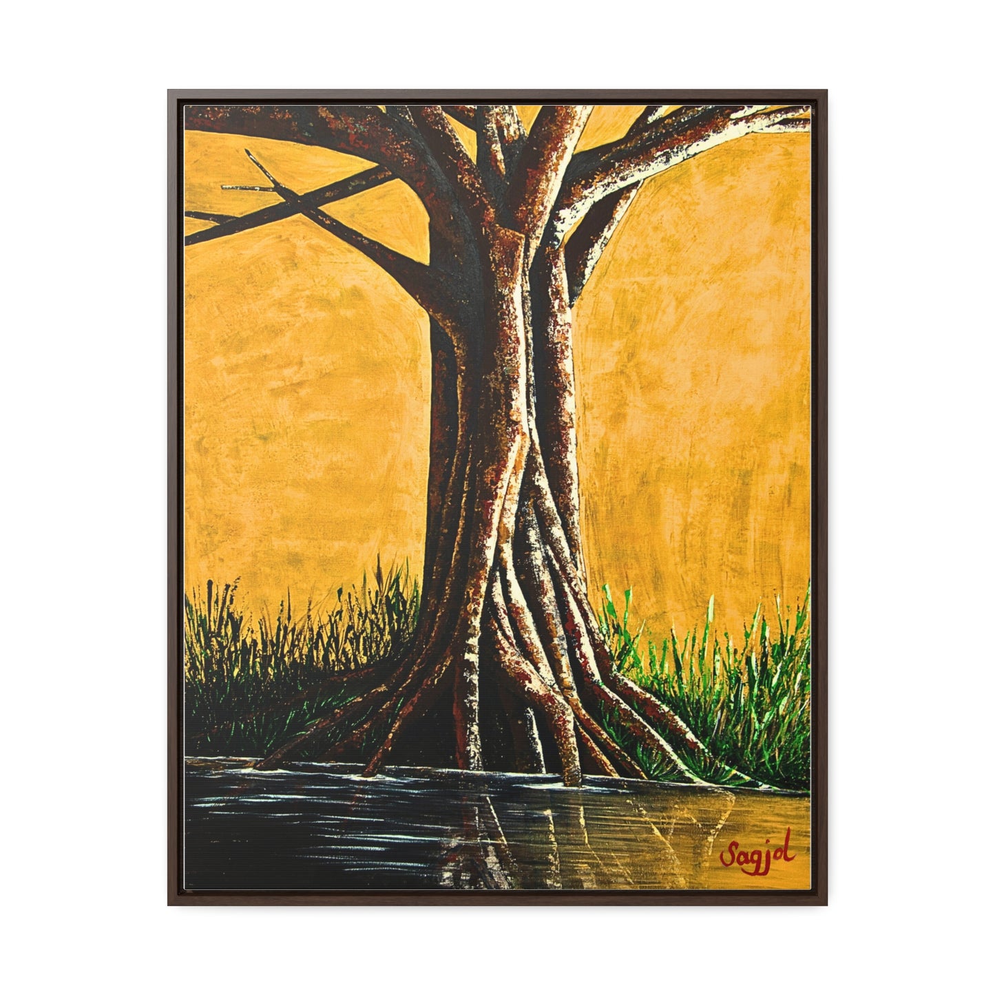 Framed Gallery Wraps - Original Art - Framed Canvas - Strength in Vulnerability