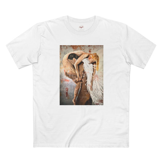 Unisex Tee - "Angel Rescue" Graphic Tee - Original Art Tee