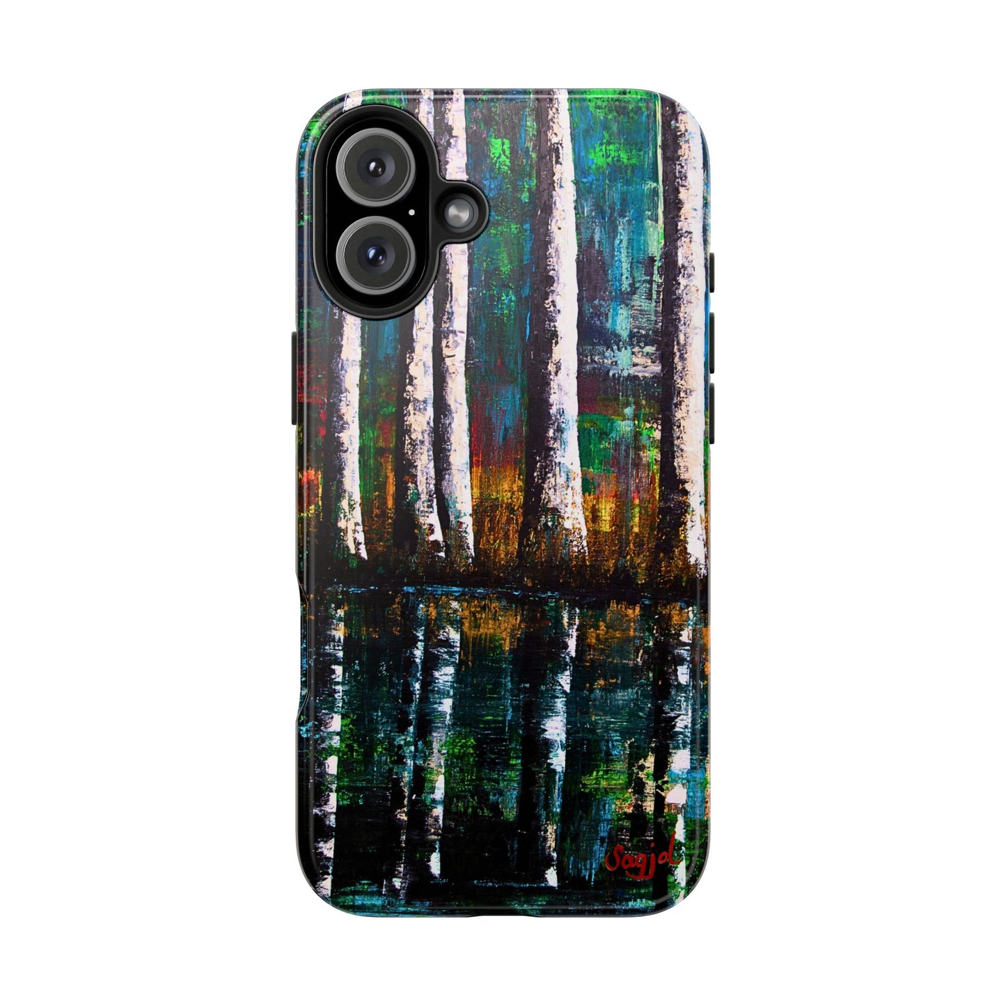 Tough Phone Case - Original art phone case - Slim phone Case - Reflections