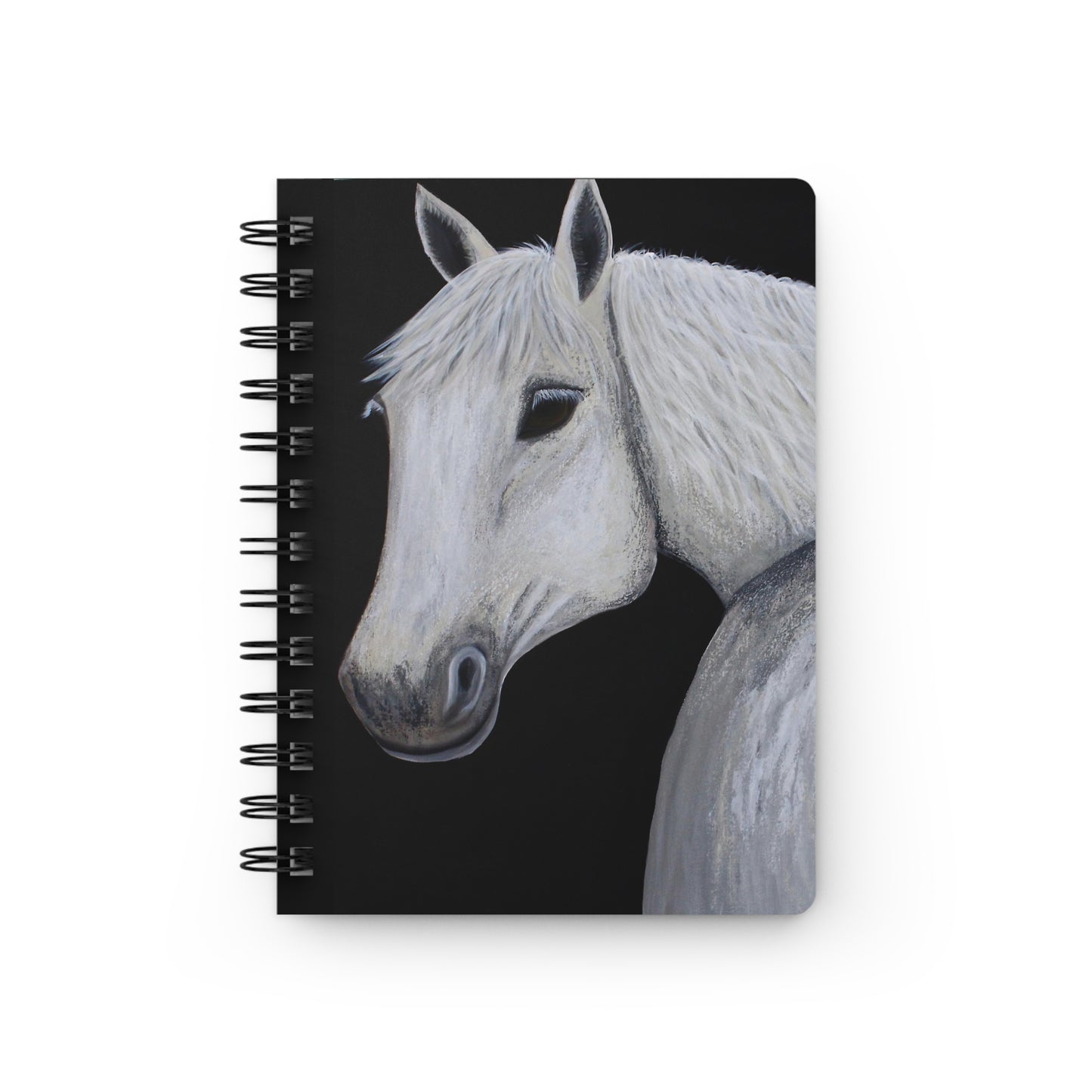 Spiral Bound Journal - Journal - Equestrian Note pad - Note pad - Ghost