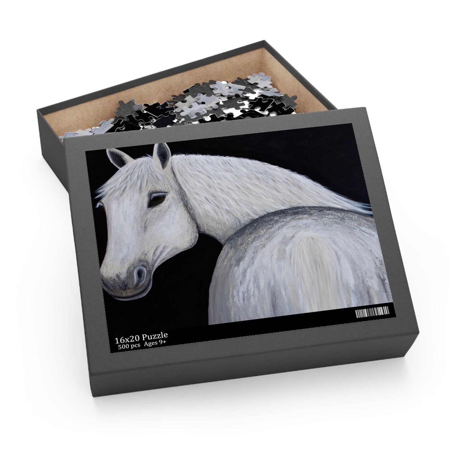 500 piece Jigsaw Puzzle - Horse Puzzle - Ghost Jigsaw - Equestrian Jigsaw