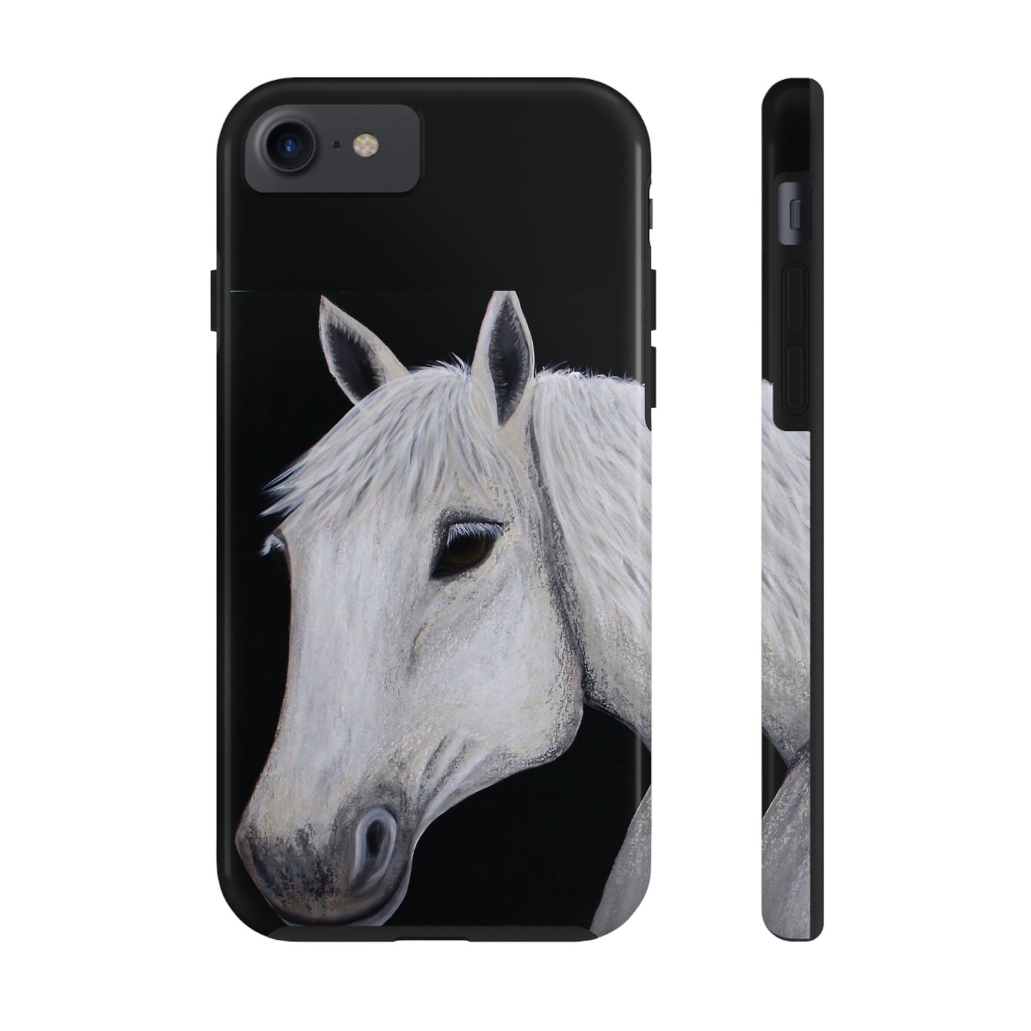 Tough Phone Case - Original art phone case - Slim phone case - Equestrian Art phone case - Ghost Horse Phone case