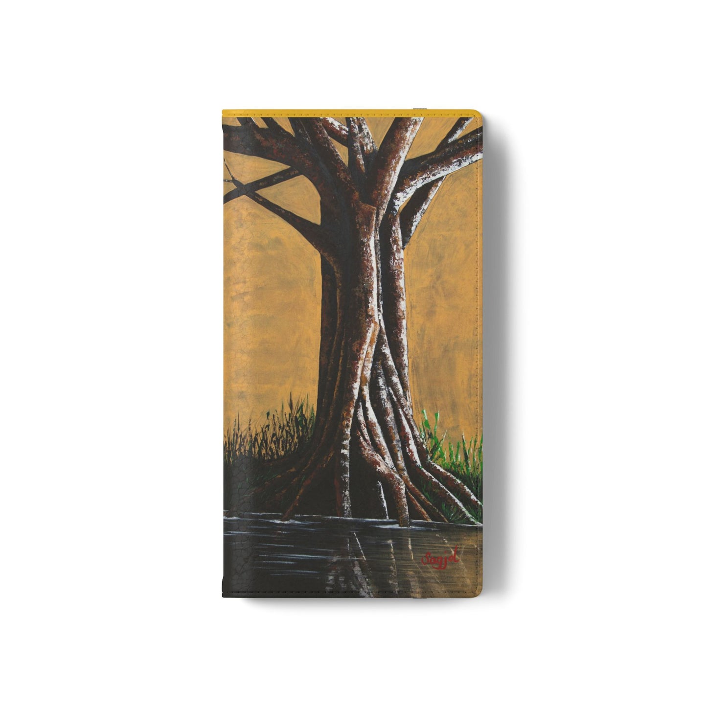 Phone Case - Flip style phone case - Wallet phone Case - Original Tree Art phone case - Strength in Vulnerability original Art