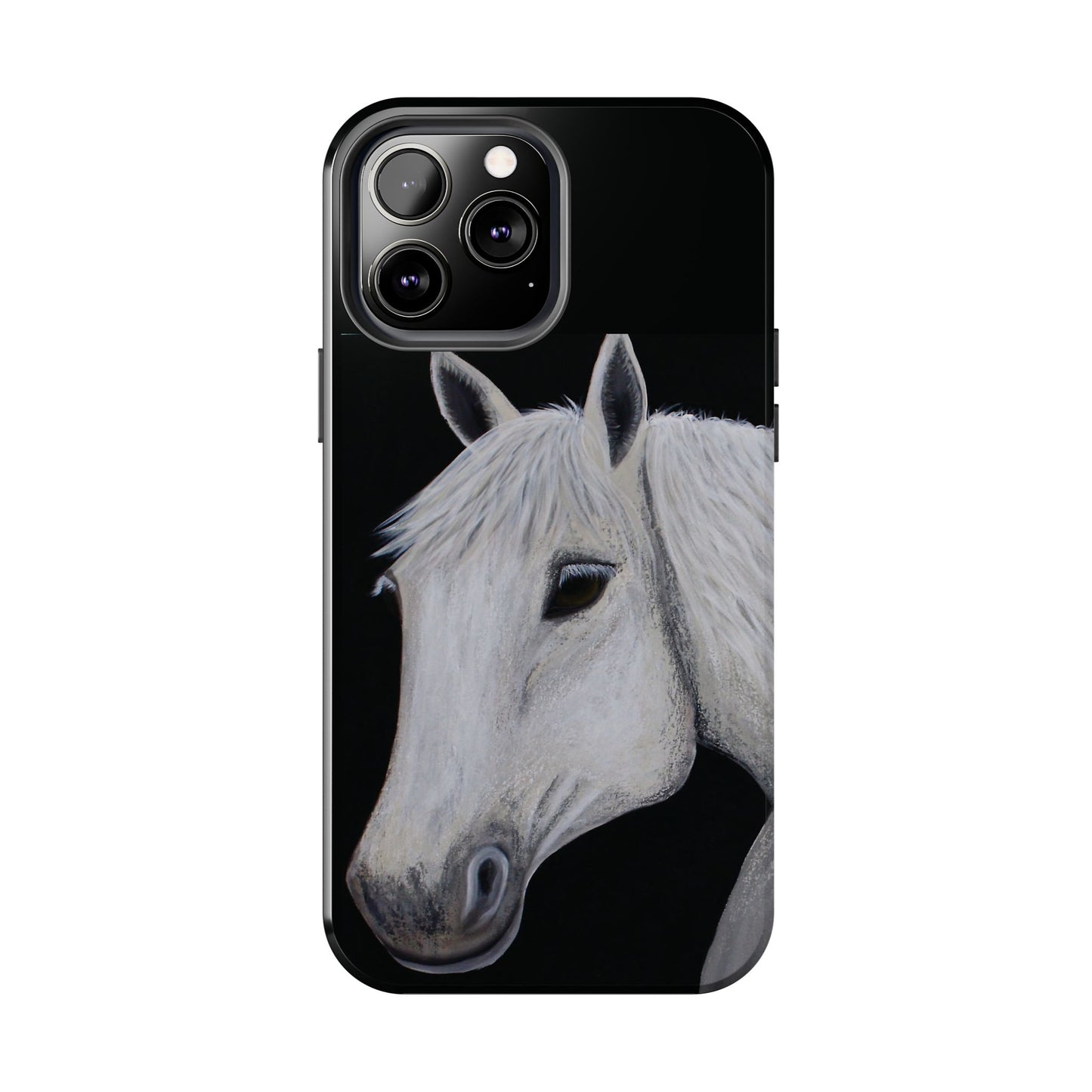 Tough Phone Case - Original art phone case - Slim phone case - Equestrian Art phone case - Ghost Horse Phone case