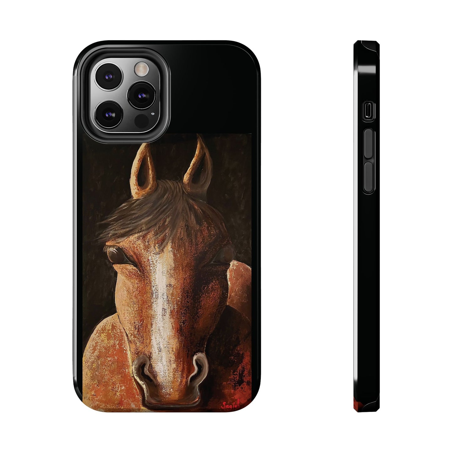 Tough Phone Case - Original art phone case - Equestrian Art phone case - Nigel