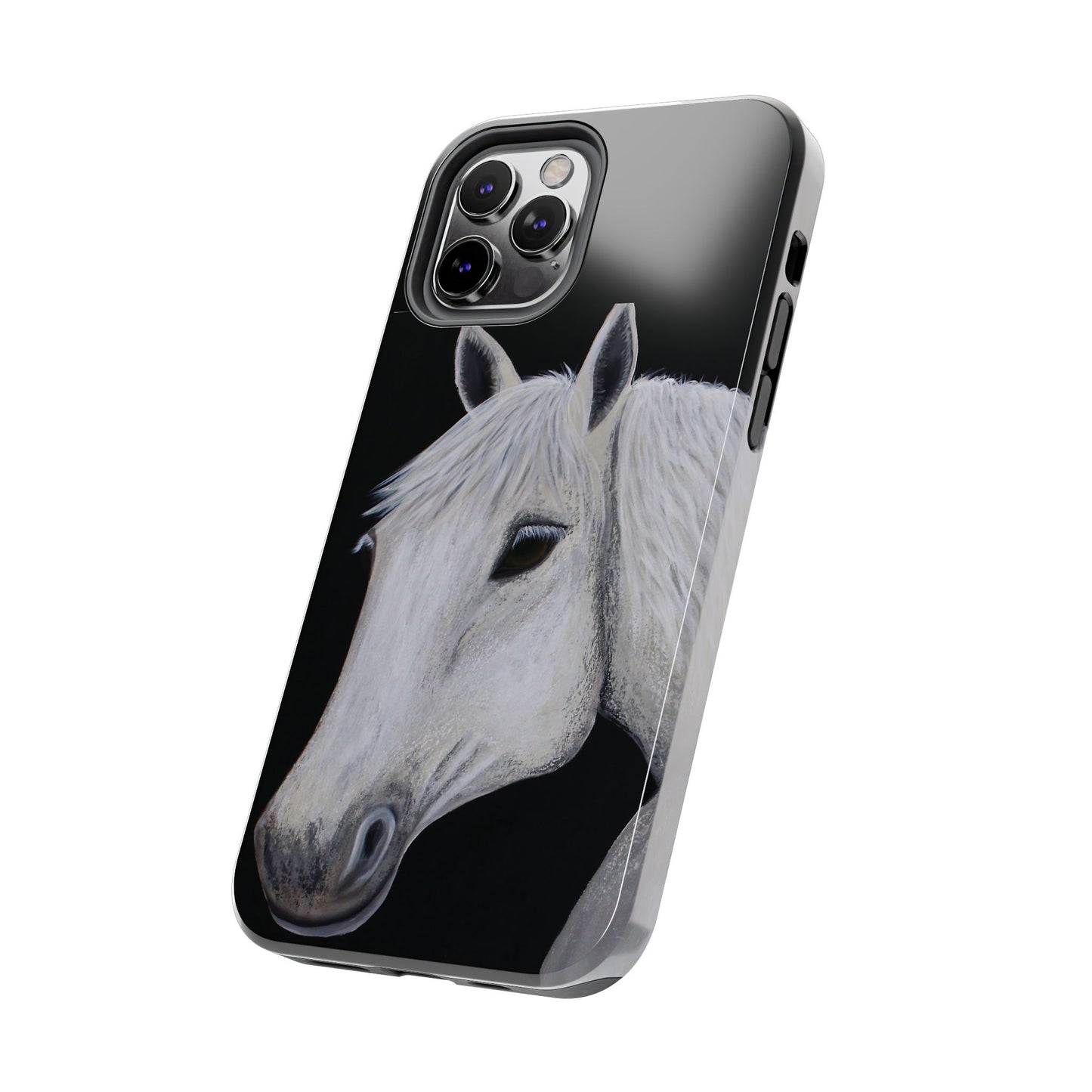 Tough Phone Case - Original art phone case - Slim phone case - Equestrian Art phone case - Ghost Horse Phone case