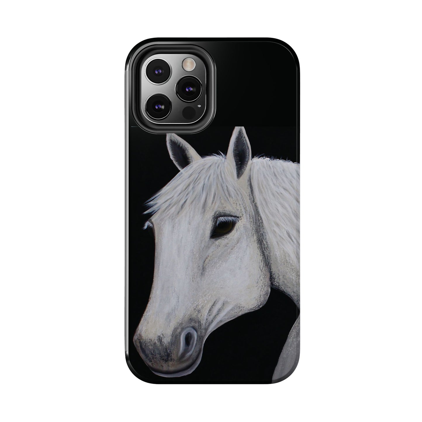 Tough Phone Case - Original art phone case - Slim phone case - Equestrian Art phone case - Ghost Horse Phone case