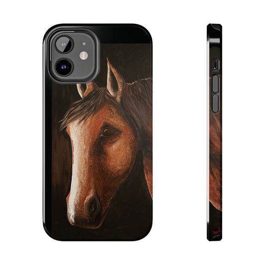 Tough Phone Case - Original art phone case - Slim phone case - Equestrian Art phone case - Spirit