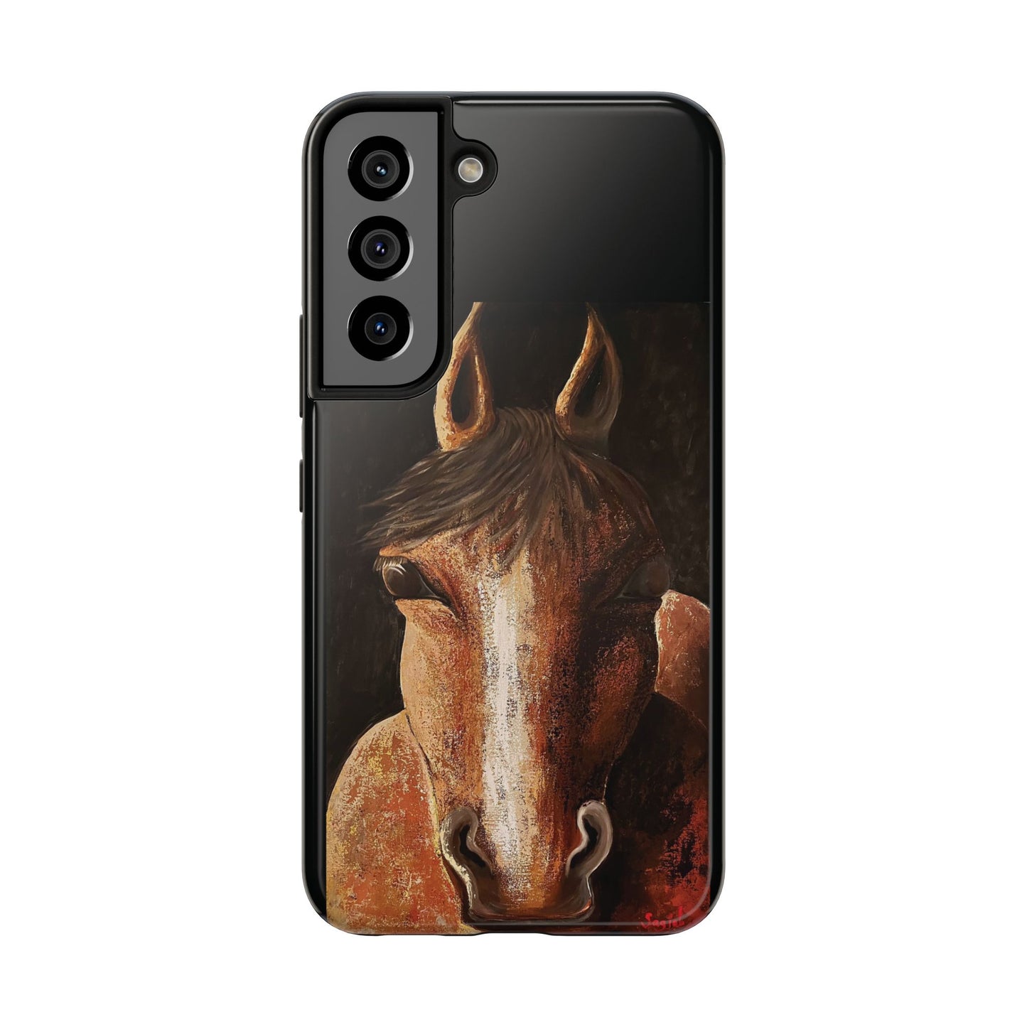 Tough Phone Case - Original art phone case - Equestrian Art phone case - Nigel