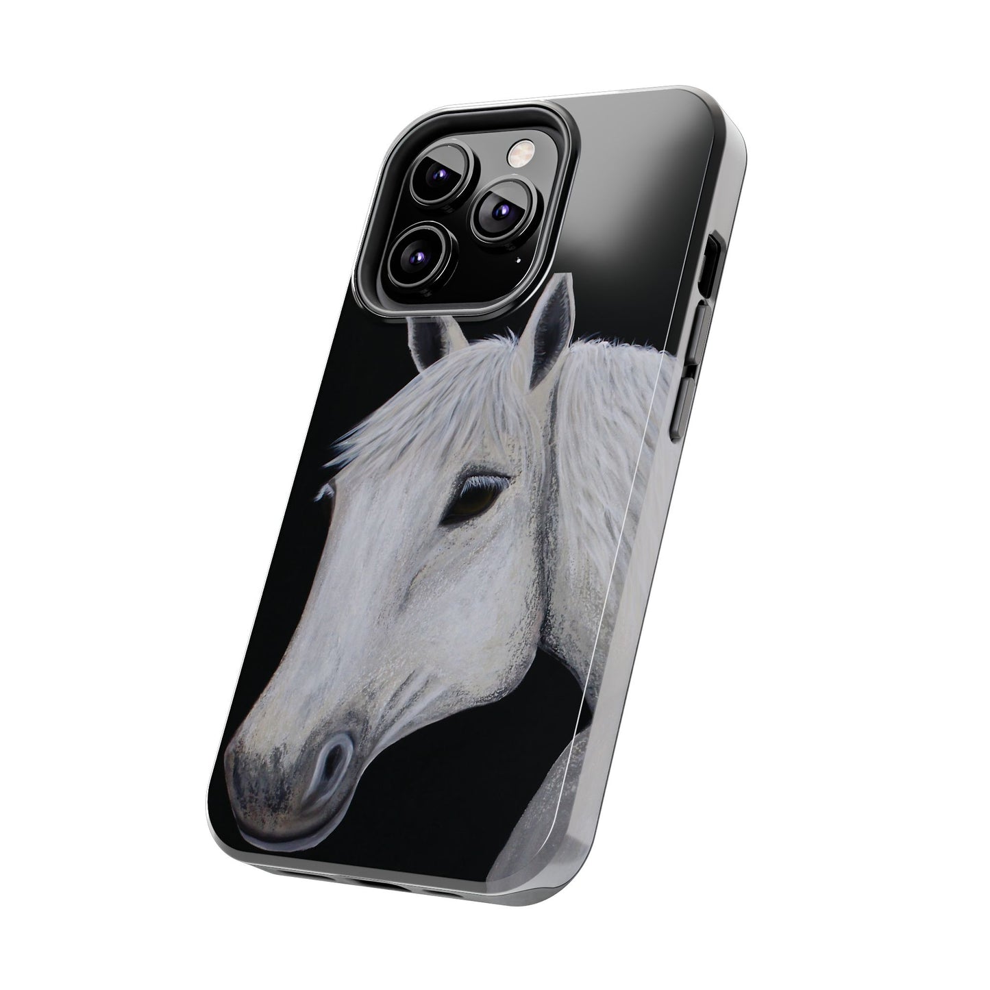 Tough Phone Case - Original art phone case - Slim phone case - Equestrian Art phone case - Ghost Horse Phone case