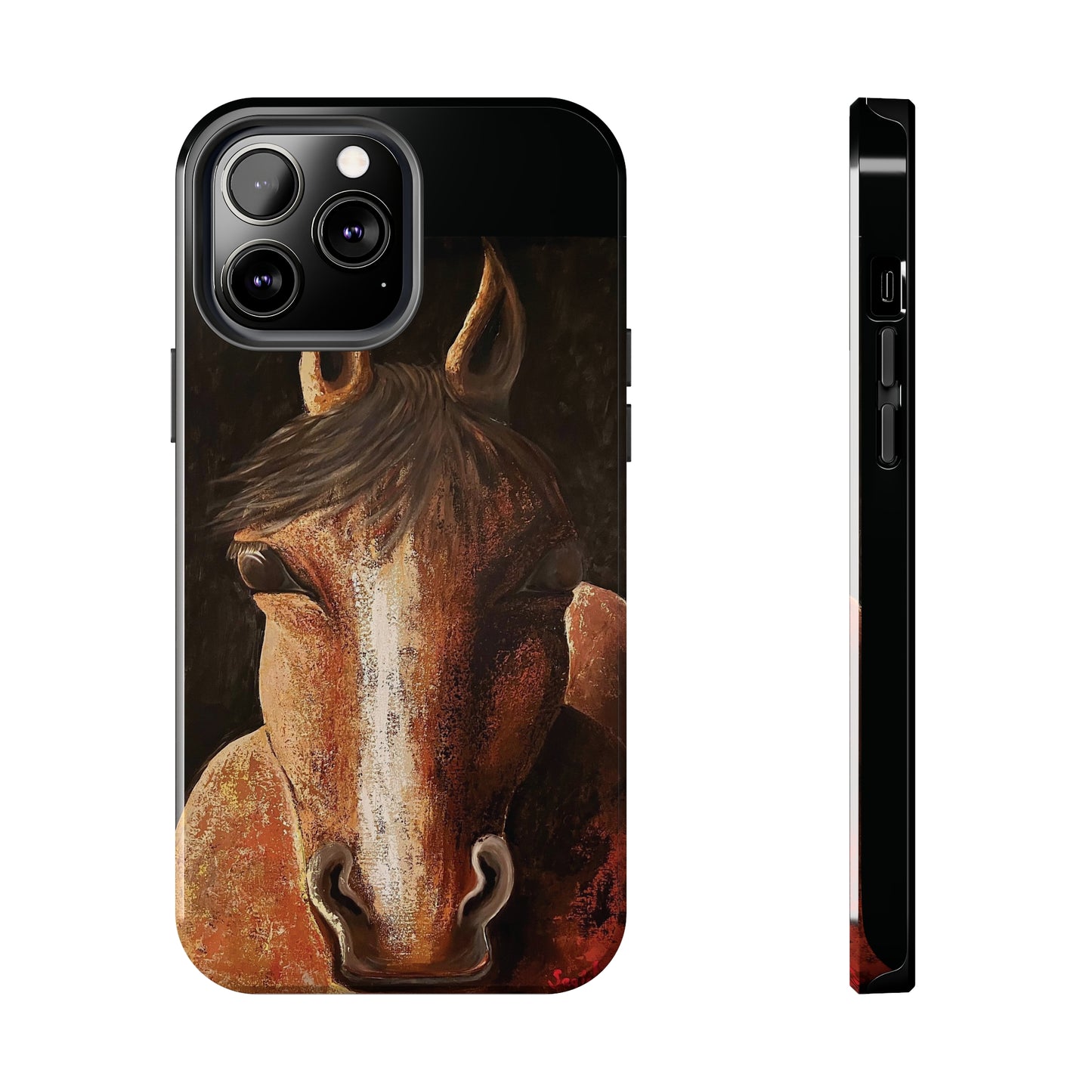 Tough Phone Case - Original art phone case - Equestrian Art phone case - Nigel