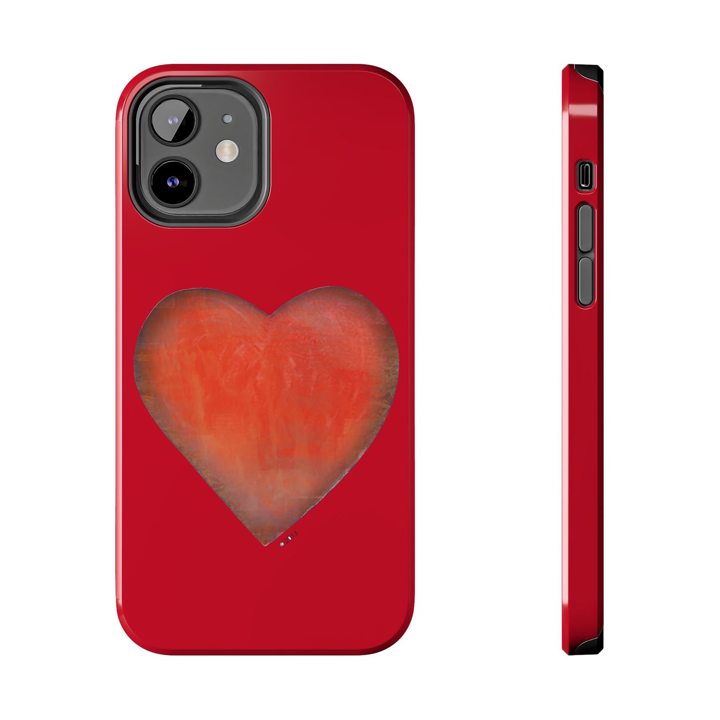 Valentine Phone Case - Red phone case - Tough phone case - Colorful Phone case - iphone case