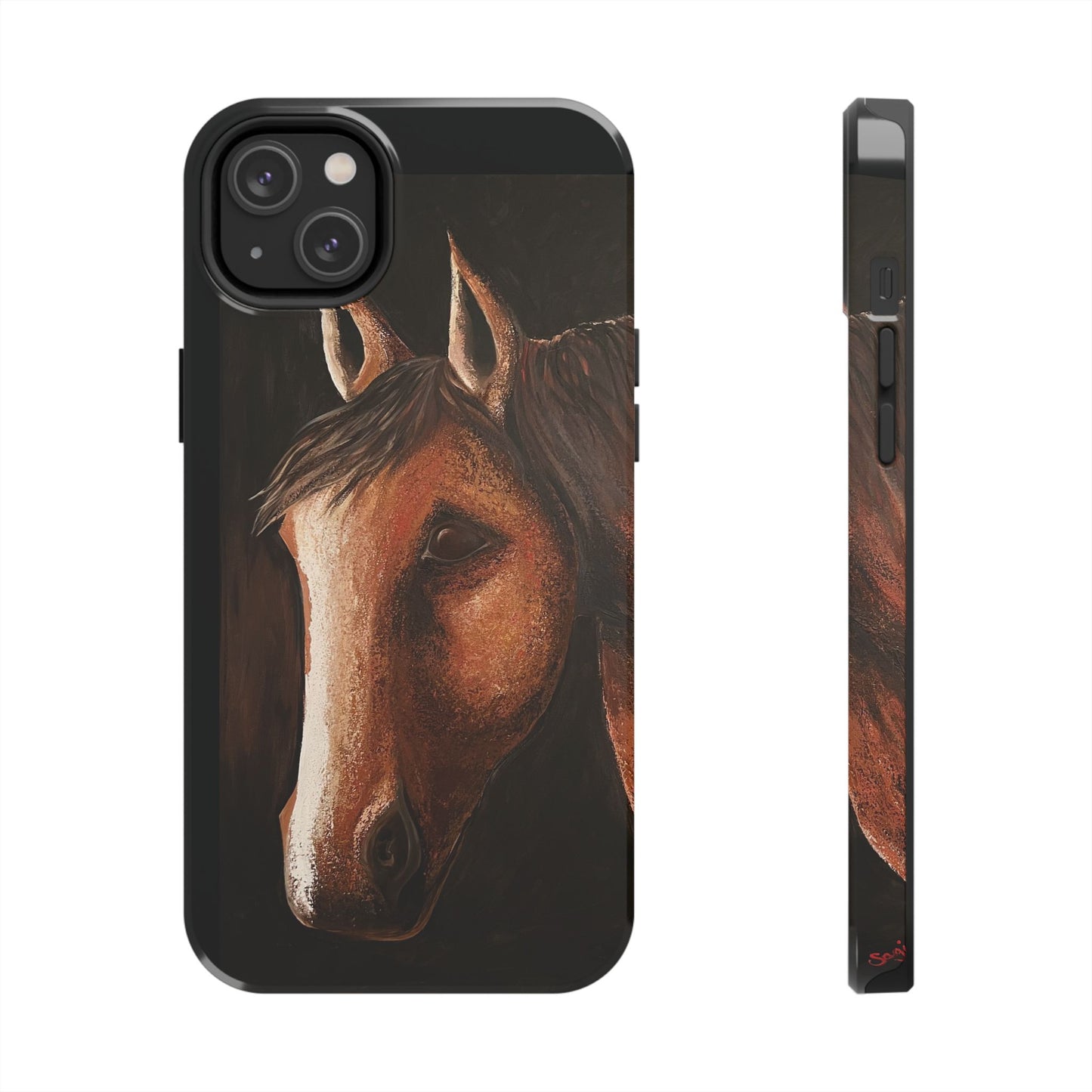 Tough Phone Case - Original art phone case - Slim phone case - Equestrian Art phone case - Spirit