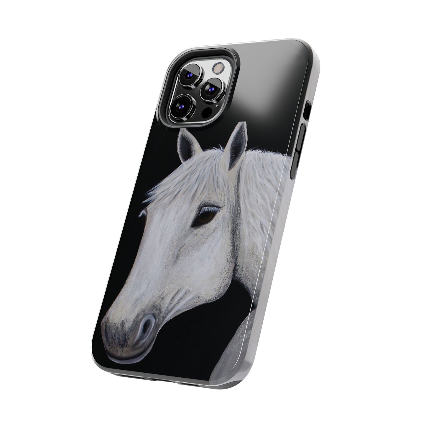 Tough Phone Case - Original art phone case - Slim phone case - Equestrian Art phone case - Ghost Horse Phone case