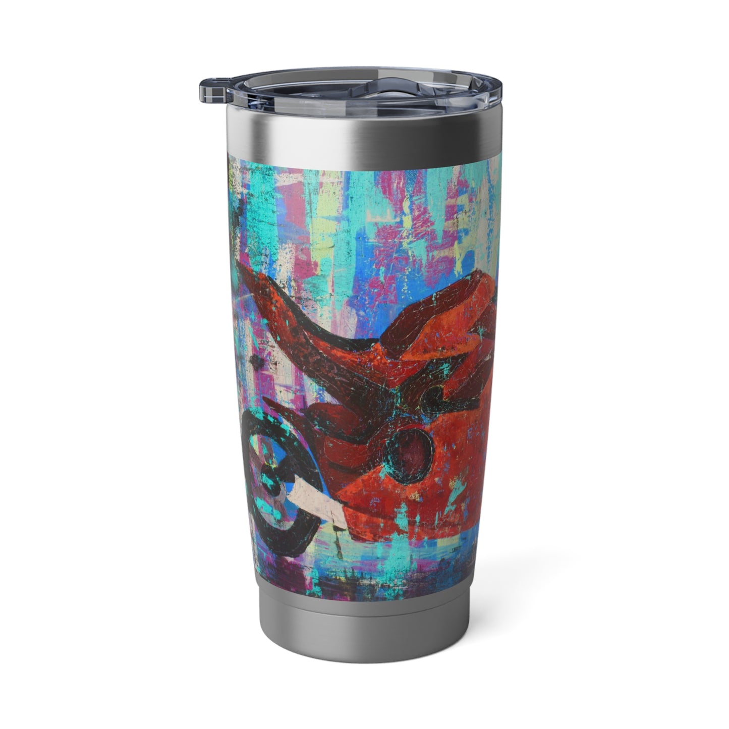 Ducati Art Drink Holder - Drink Tumbler - Insulated coffee cup 20oz