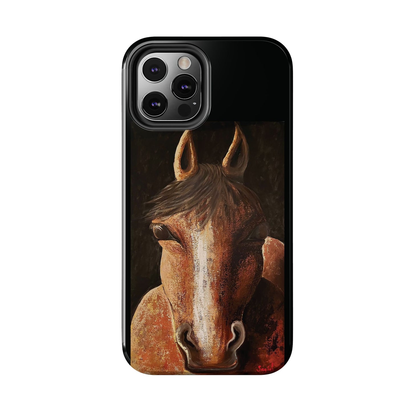 Tough Phone Case - Original art phone case - Equestrian Art phone case - Nigel