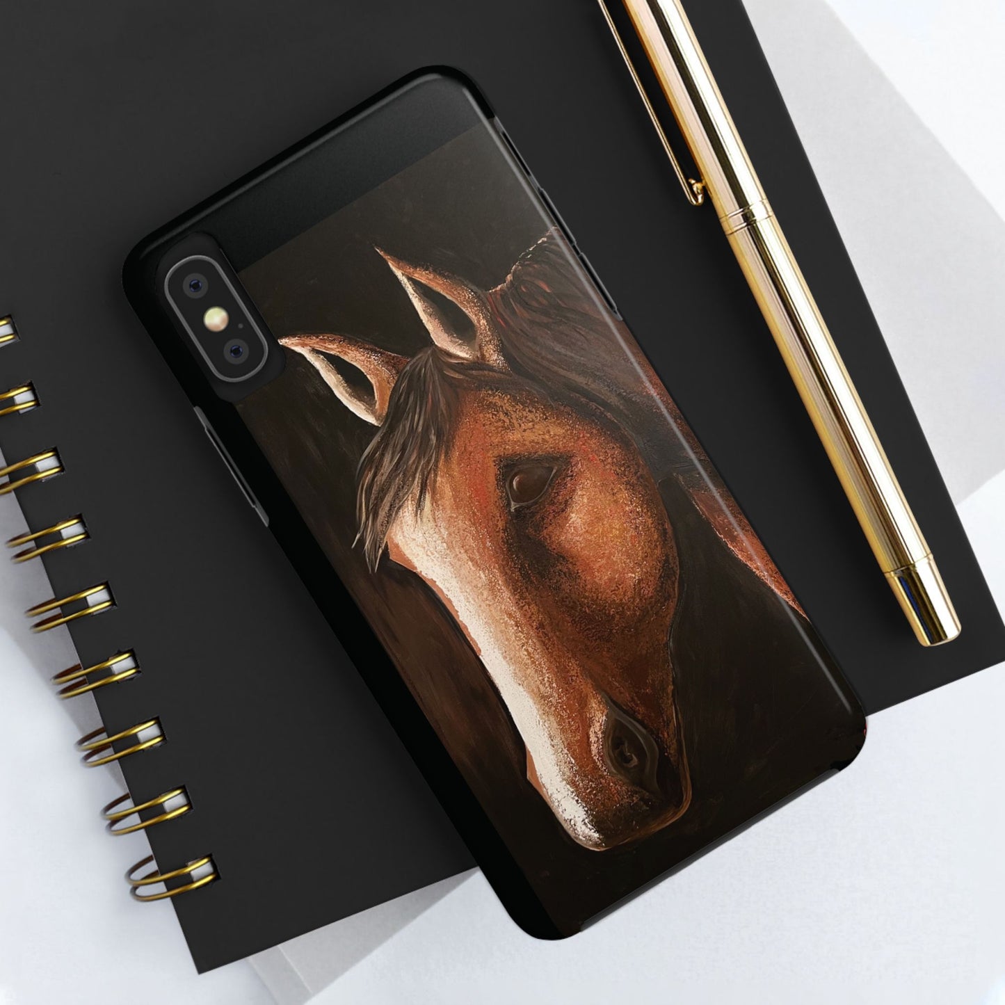 Tough Phone Case - Original art phone case - Slim phone case - Equestrian Art phone case - Spirit