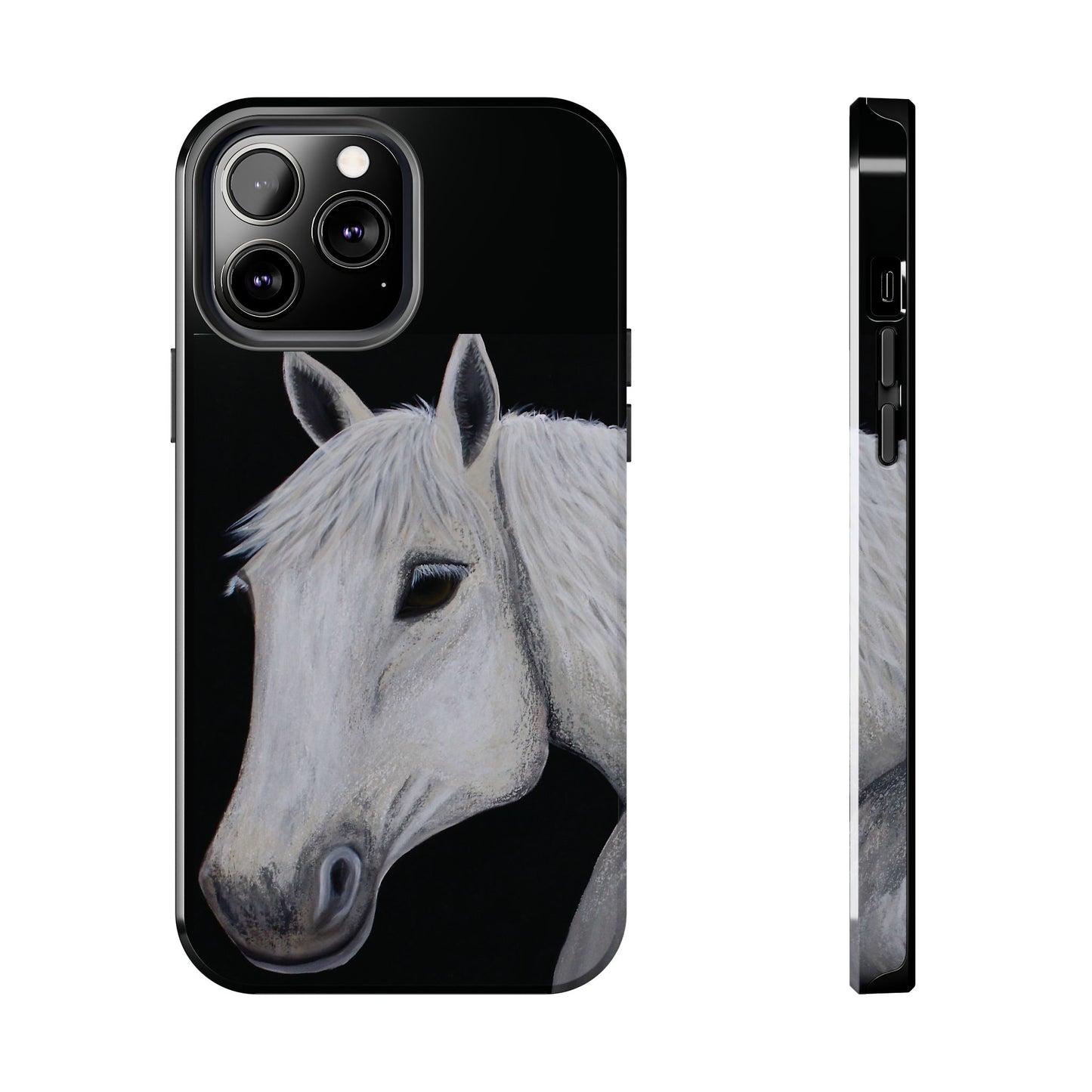 Tough Phone Case - Original art phone case - Slim phone case - Equestrian Art phone case - Ghost Horse Phone case