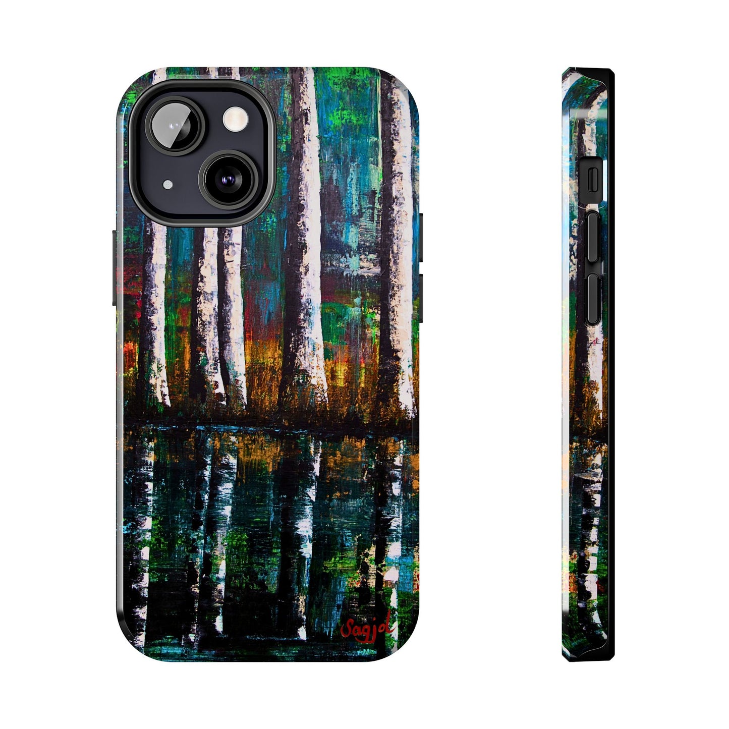 Tough Phone Case - Original art phone case - Slim phone Case - Reflections