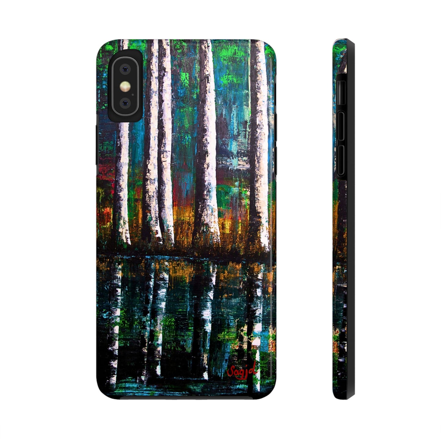 Tough Phone Case - Original art phone case - Slim phone Case - Reflections