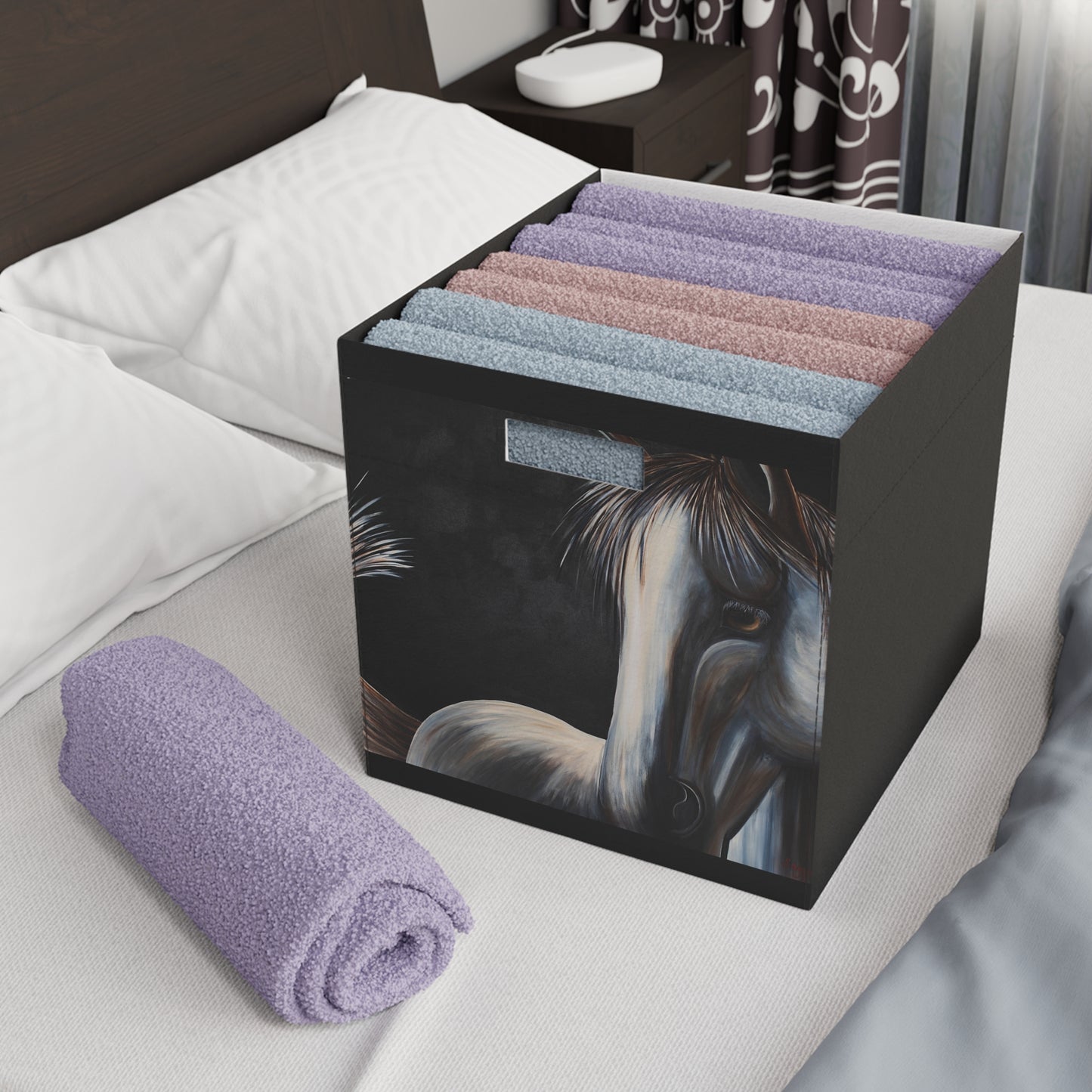 Equestrian - Felt Storage Box - Stamina