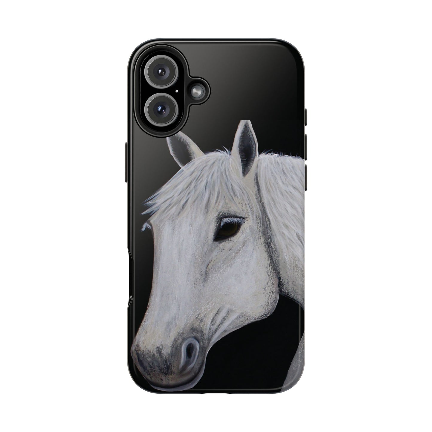 Tough Phone Case - Original art phone case - Slim phone case - Equestrian Art phone case - Ghost Horse Phone case