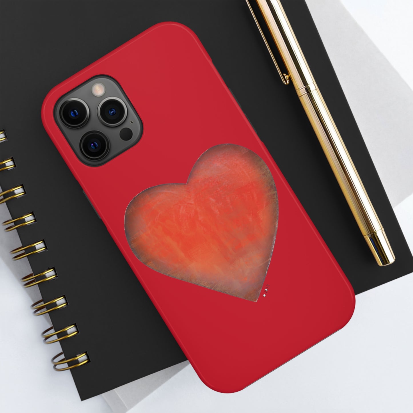 Tough iPhone Cases - Red Heart