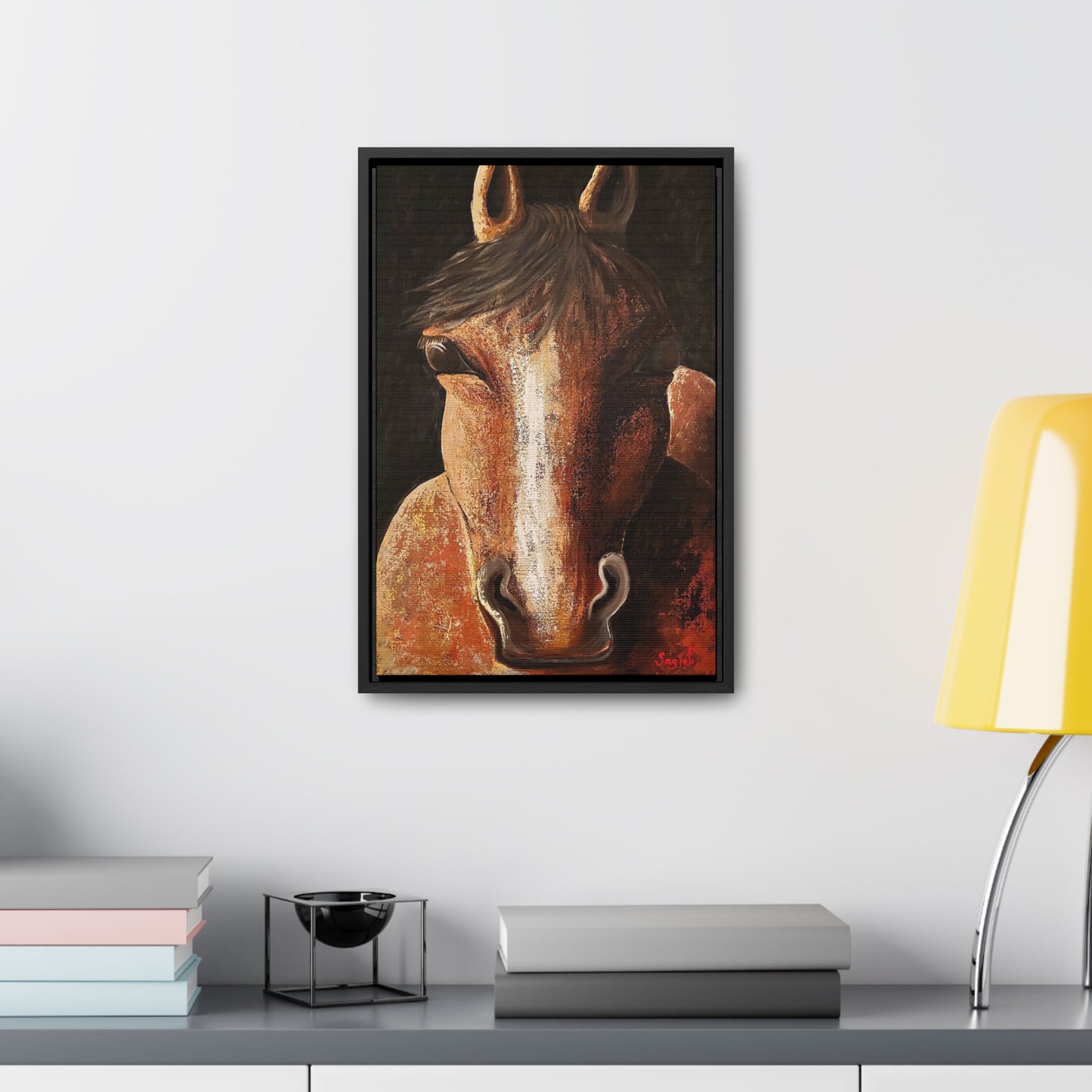 Framed Wall Art - Nigel - Equestrian Wall Art - Wall Art