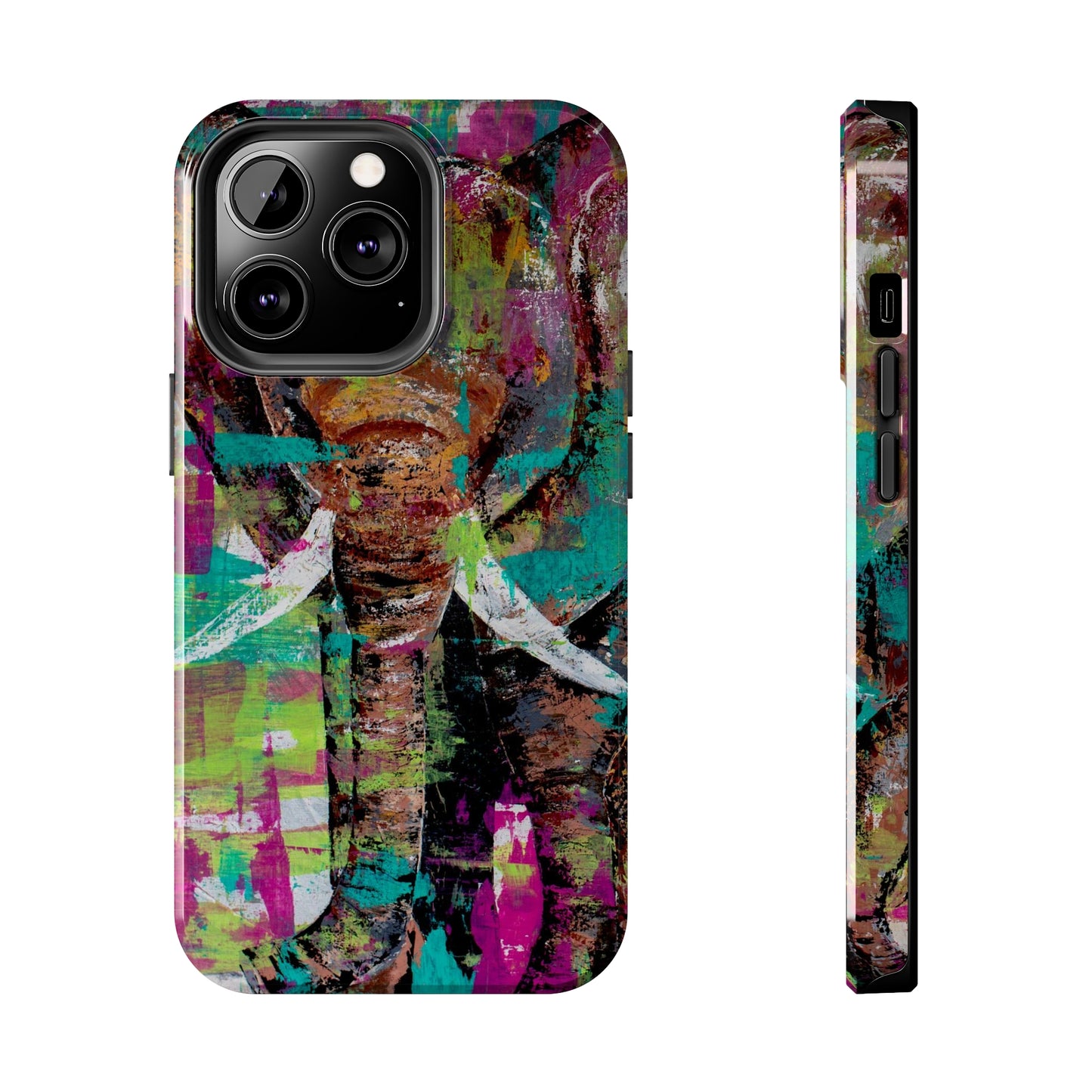 Tough Phone Cases - Original art phone case - Pink phone case - Pure Love
