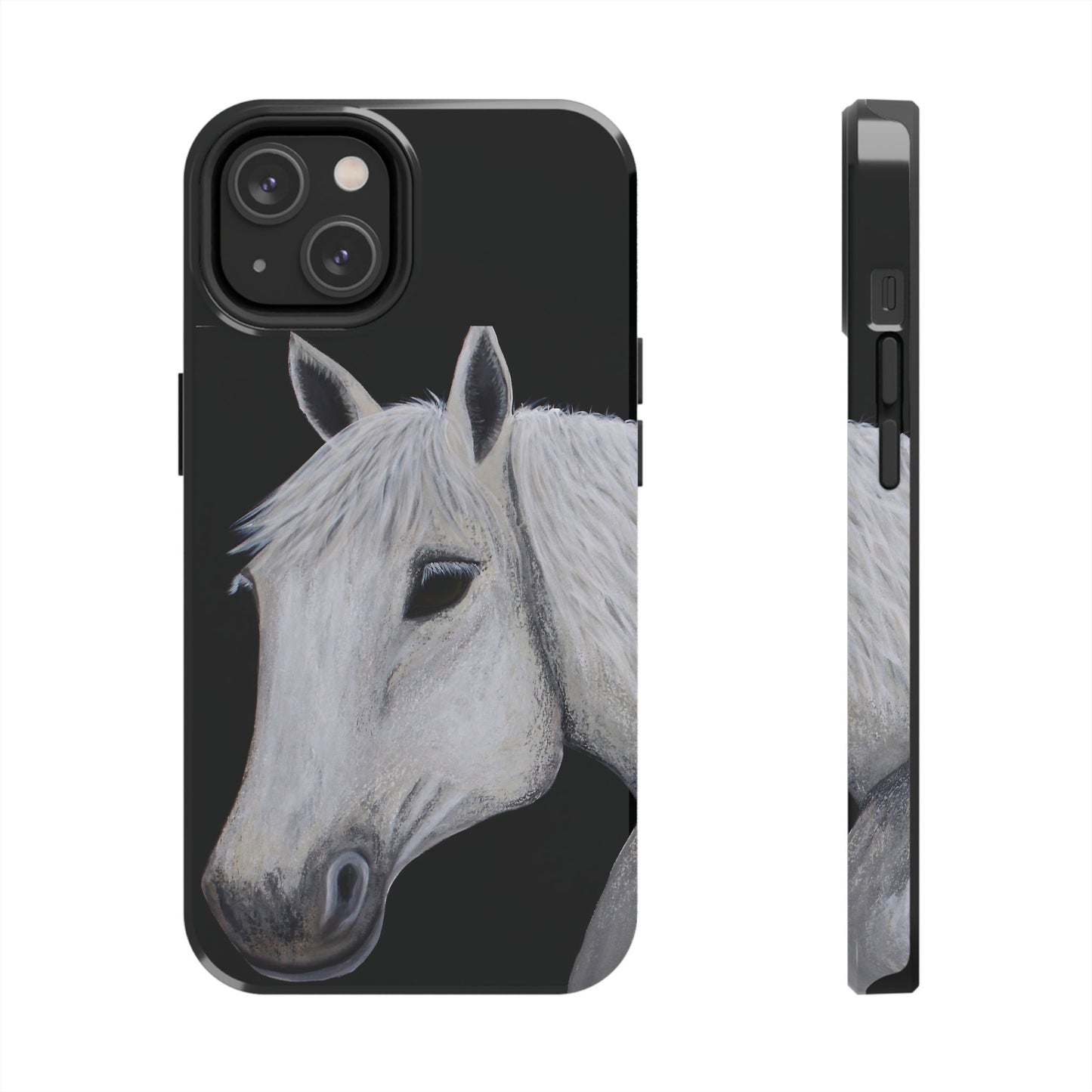 Tough Phone Case - Original art phone case - Slim phone case - Equestrian Art phone case - Ghost Horse Phone case