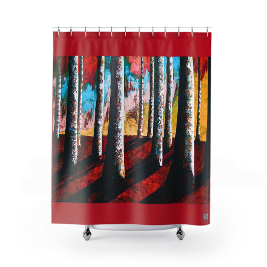 At the end of the day - Shower Curtain - Curtain for Bath