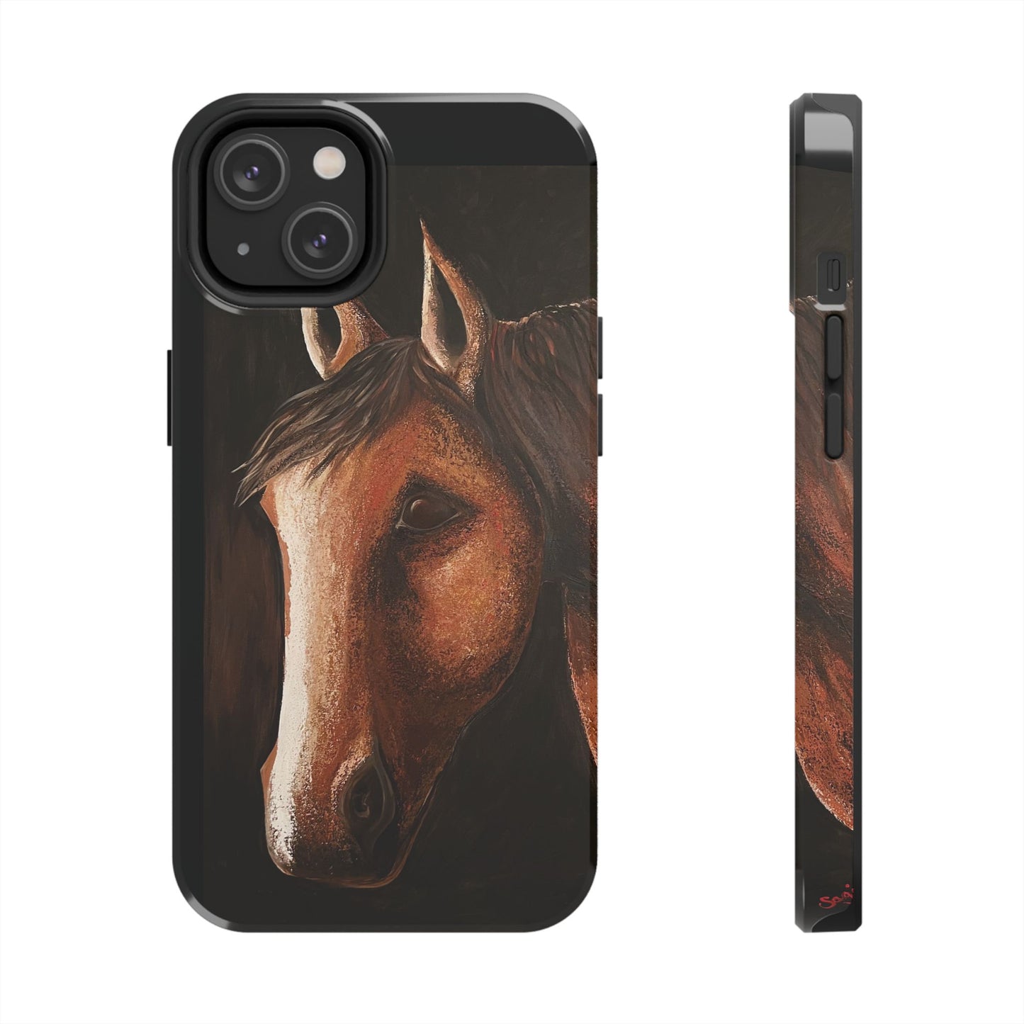 Tough Phone Case - Original art phone case - Slim phone case - Equestrian Art phone case - Spirit