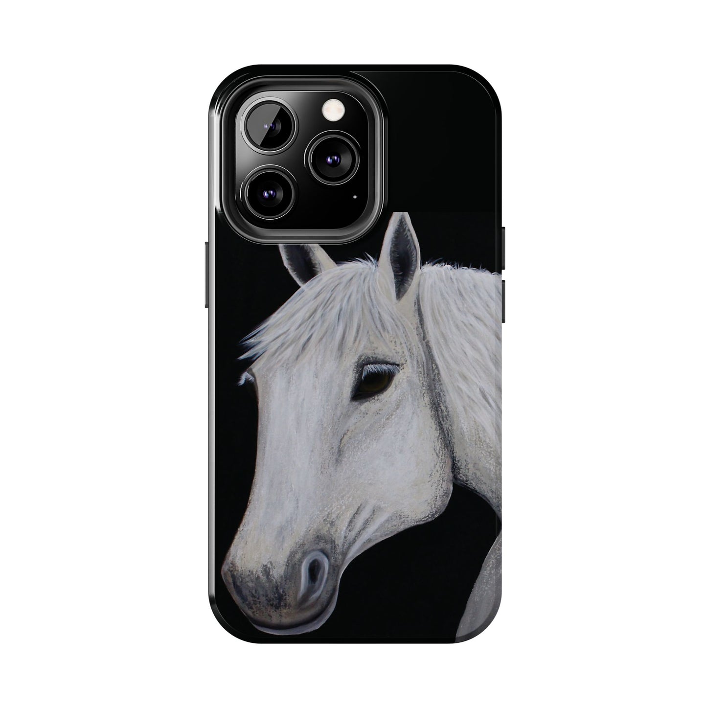 Tough Phone Case - Original art phone case - Slim phone case - Equestrian Art phone case - Ghost Horse Phone case